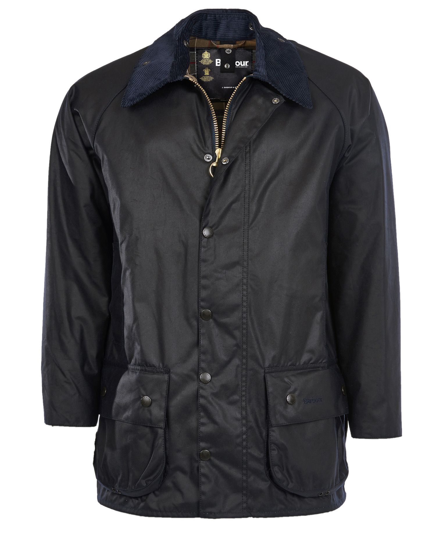 Barbour Beaufort Men's Waxed Jackets Black | 964317-ROW