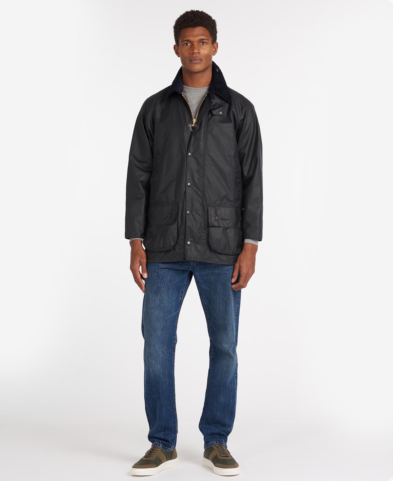 Barbour Beaufort Men's Waxed Jackets Black | 964317-ROW