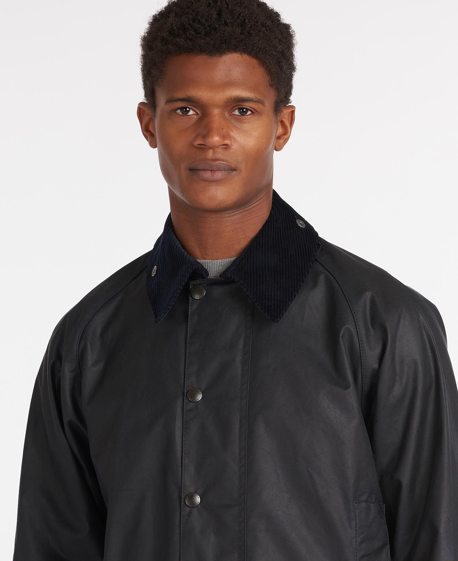 Barbour Beaufort Men's Waxed Jackets Black | 964317-ROW