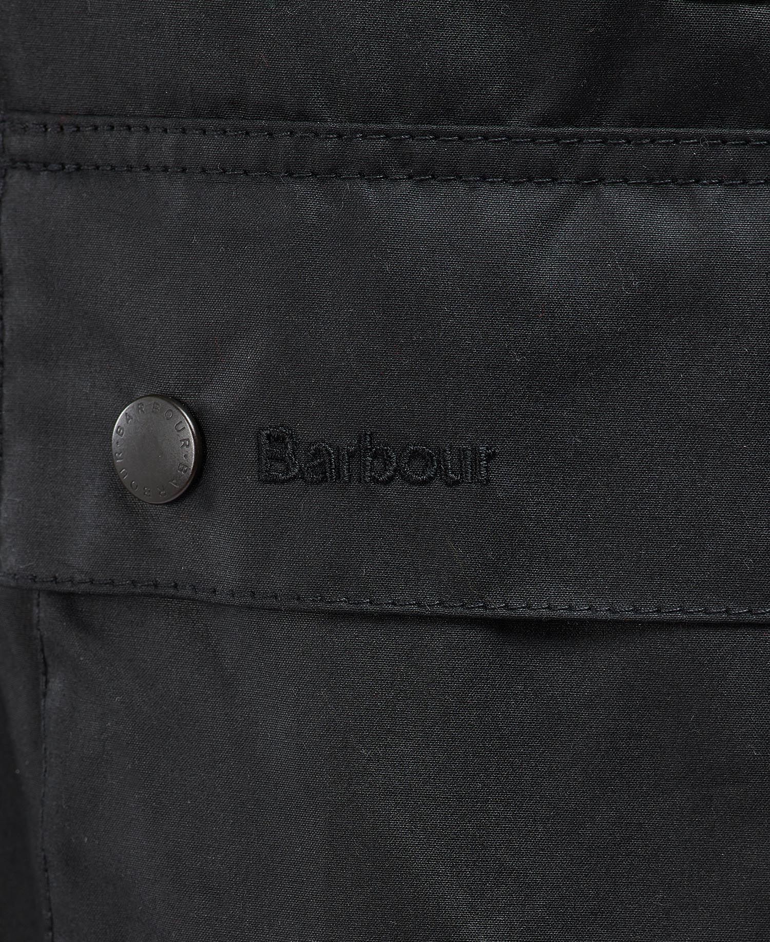 Barbour Beausby Men's Waxed Jackets Black | 937048-FUE