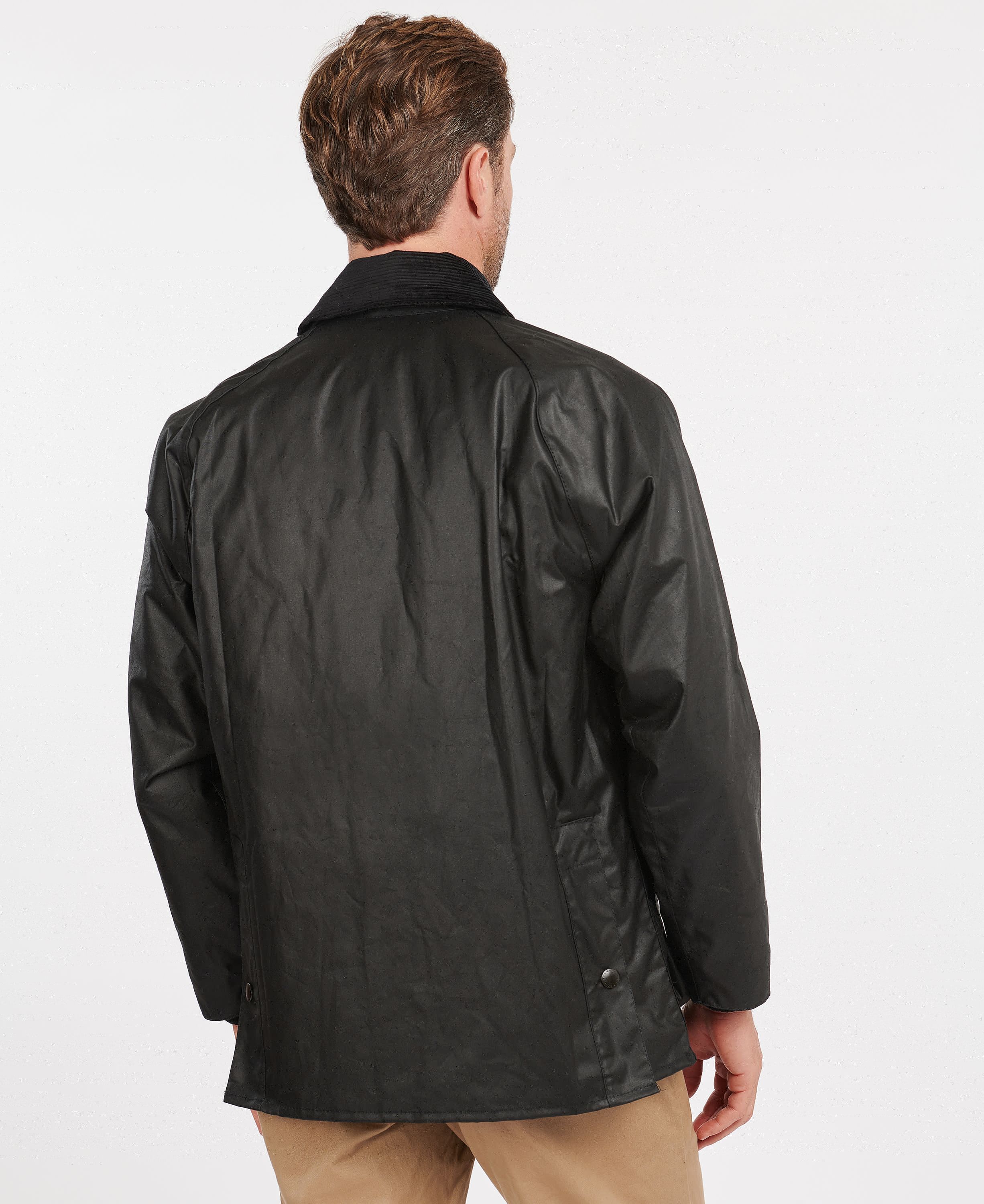 Barbour Bedale Men's Waxed Jackets Black | 798362-NTV