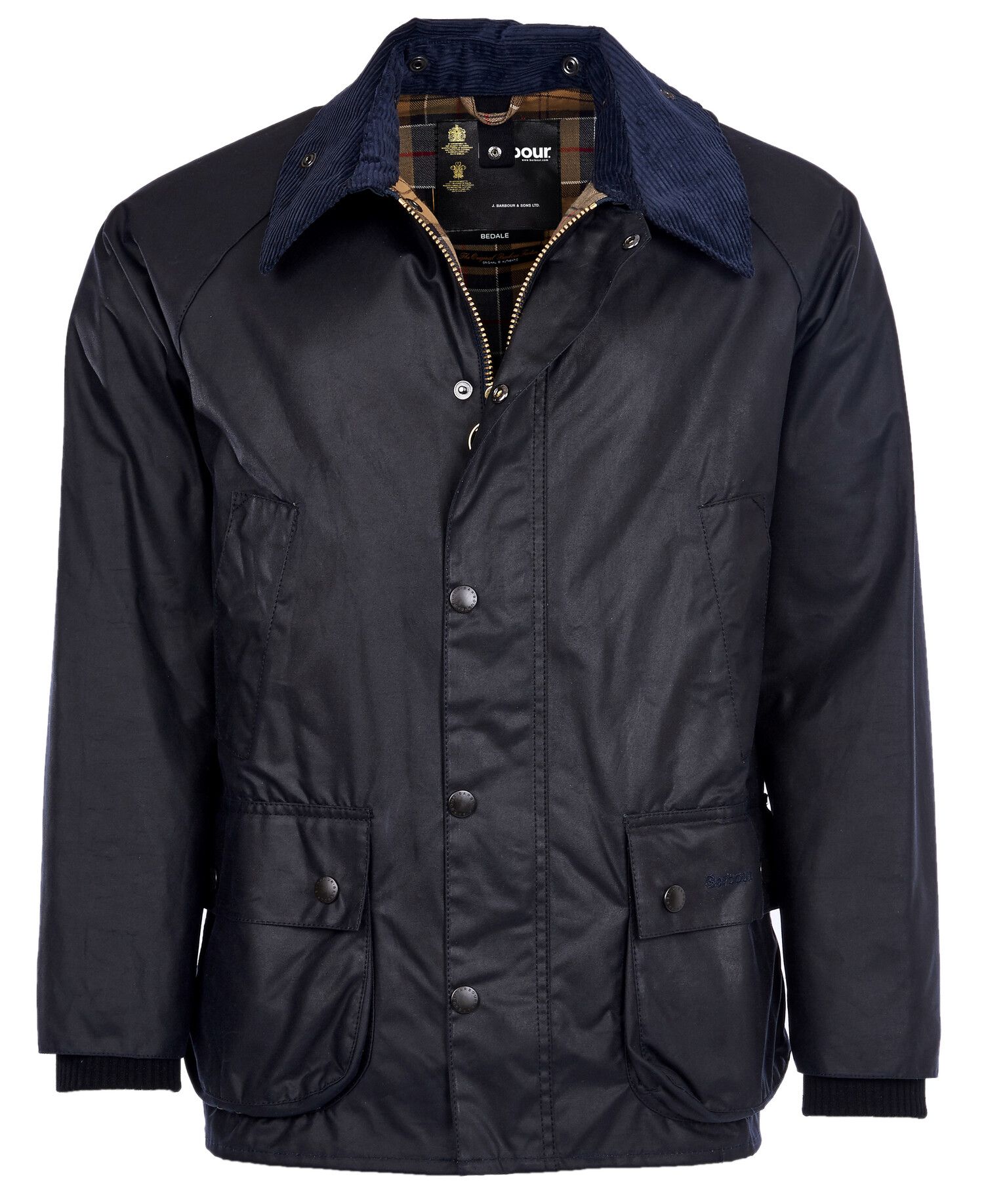 Barbour Bedale Men's Waxed Jackets Black | 930614-ITG