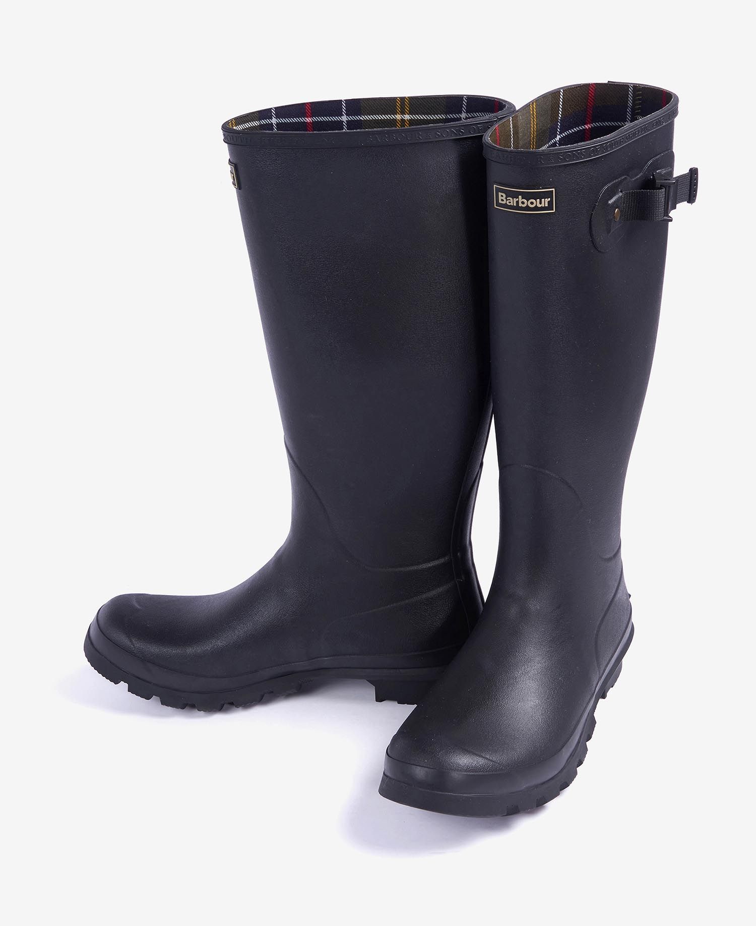 Barbour Bede Wellington Men's Rain Boots Black | 792360-RYP