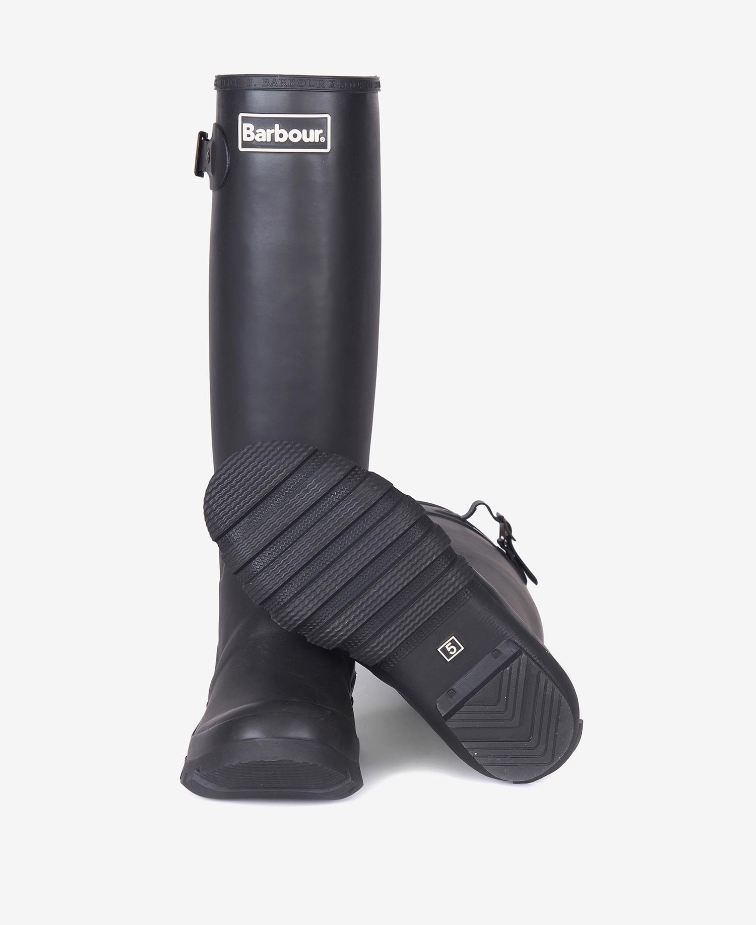 Barbour Bede Wellington Women's Rain Boots Black | 175623-MEY