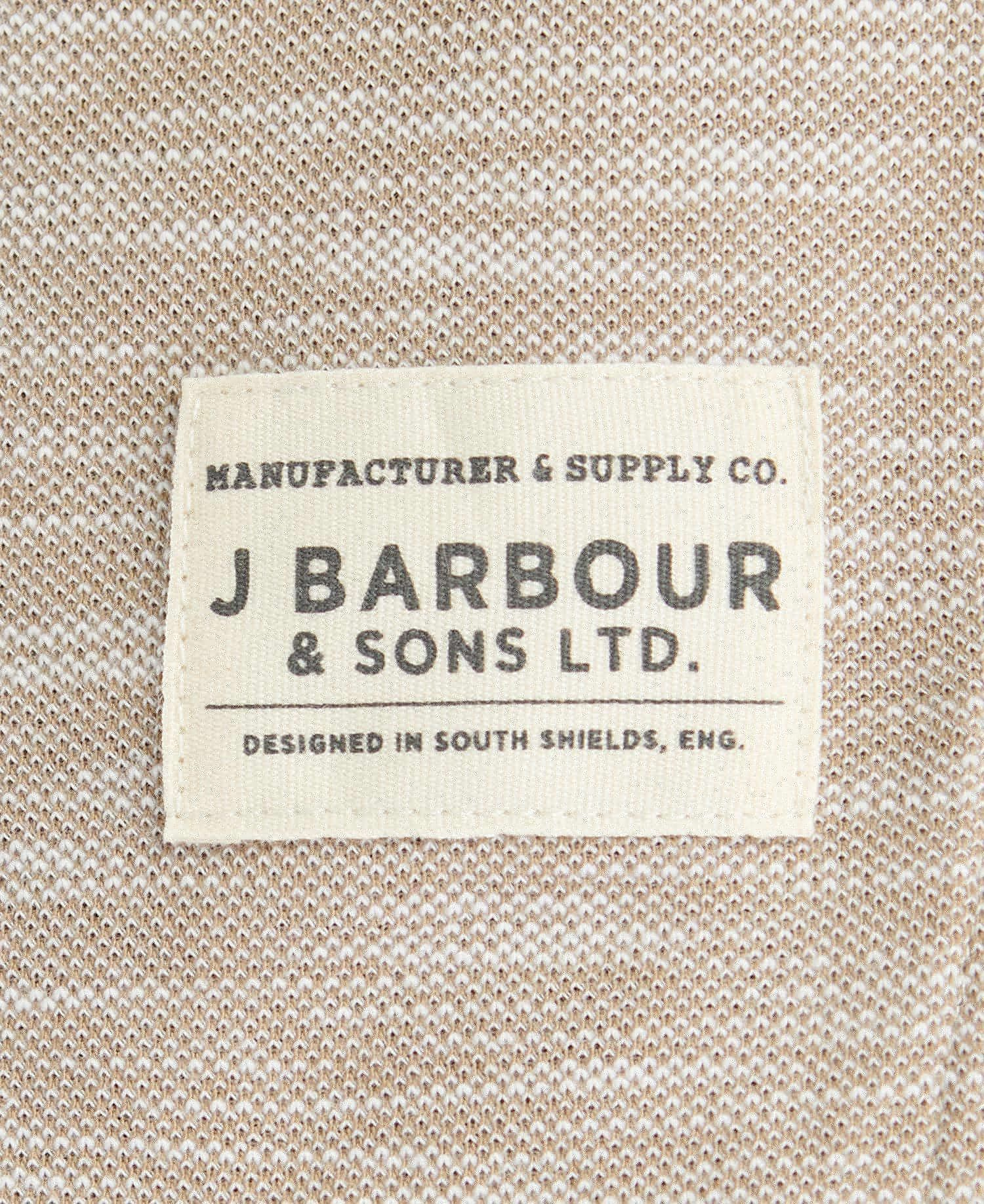 Barbour Belgrave Sport Neck Men's Polo Shirts Brown | 047853-ZDM