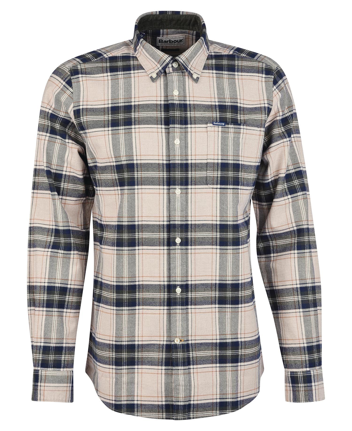 Barbour Betsom Tailored Men's Shirts Red | 160798-LKZ