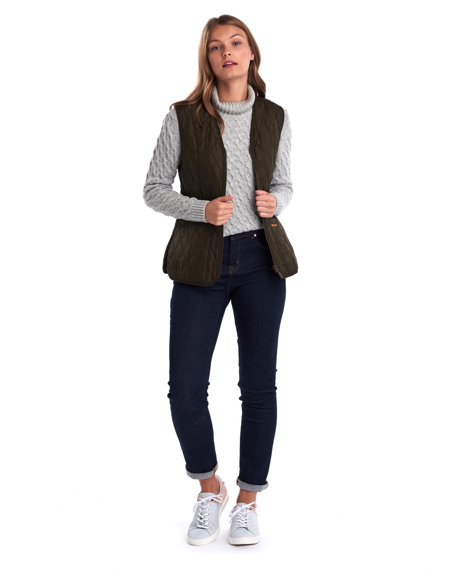 Barbour Betty Interactive Liner Women's Vest Dark Olive | 321645-NMJ