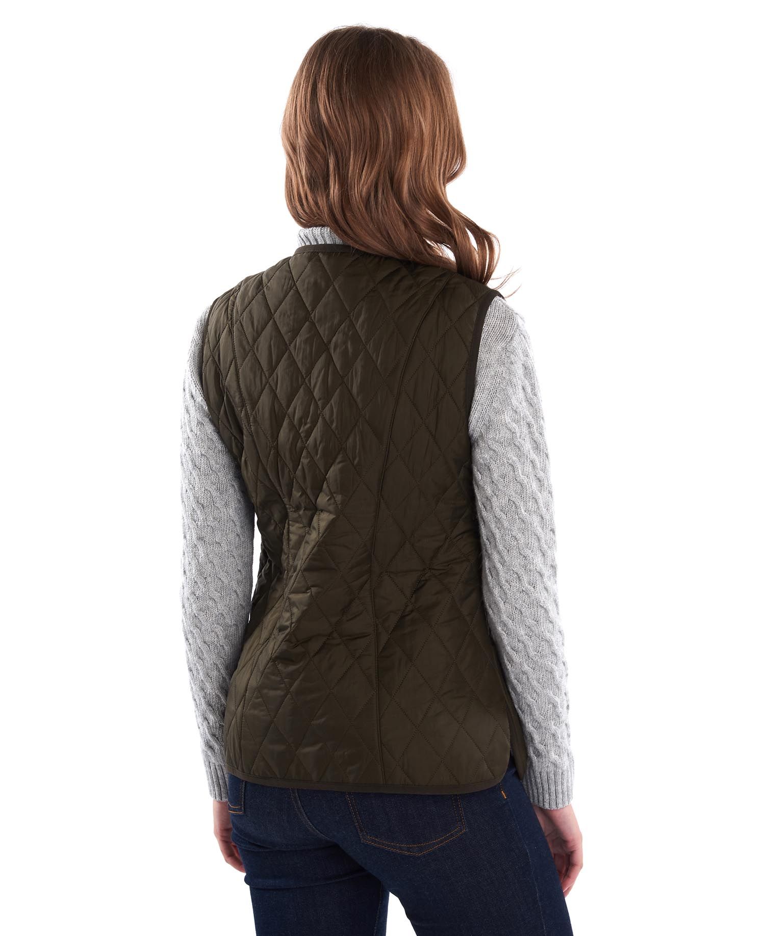 Barbour Betty Interactive Liner Women's Vest Dark Olive | 321645-NMJ