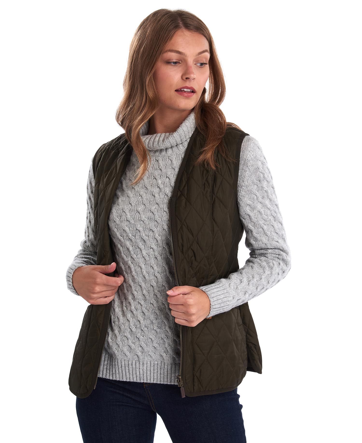 Barbour Betty Interactive Liner Women's Vest Dark Olive | 321645-NMJ