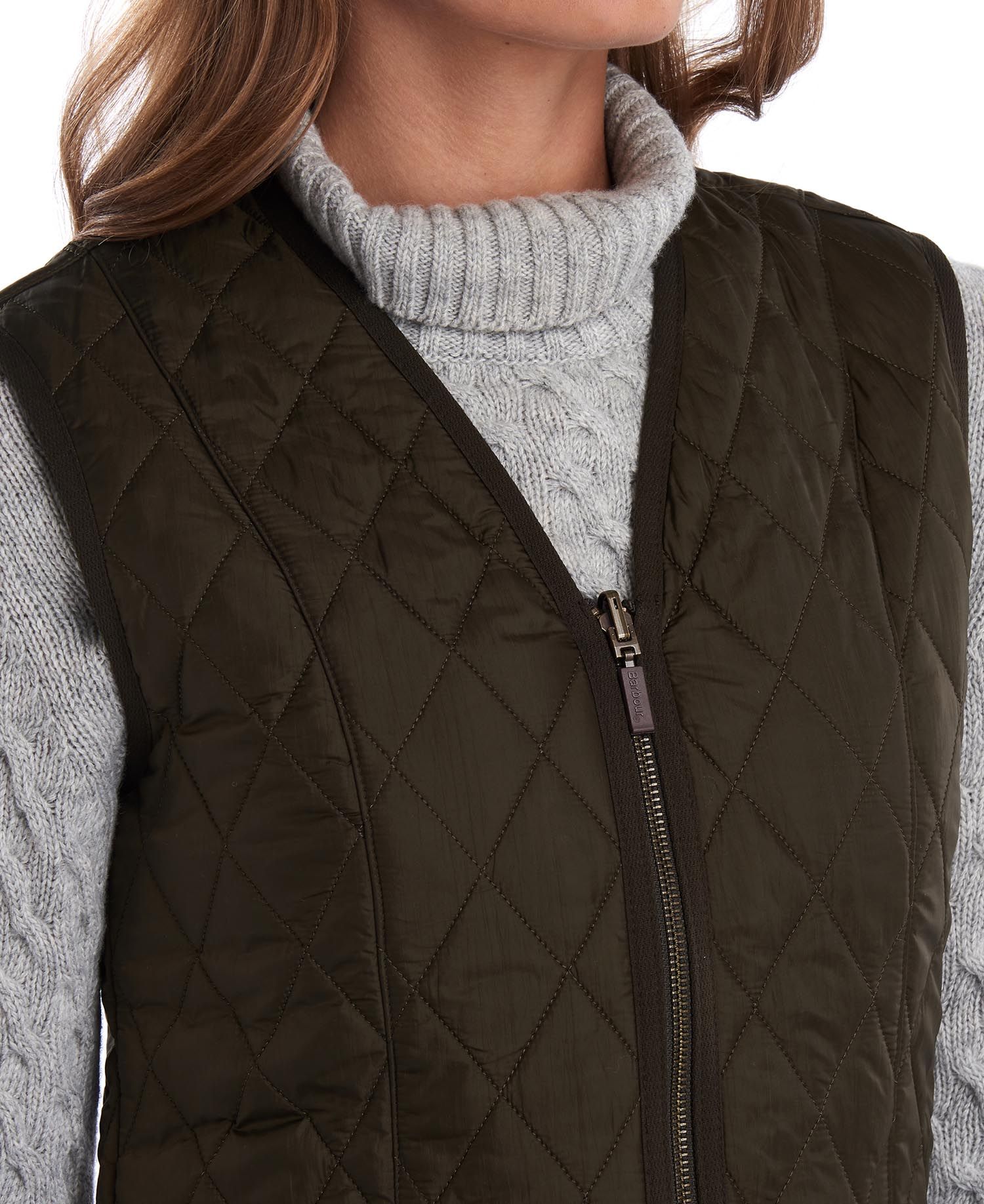 Barbour Betty Interactive Liner Women's Vest Dark Olive | 321645-NMJ