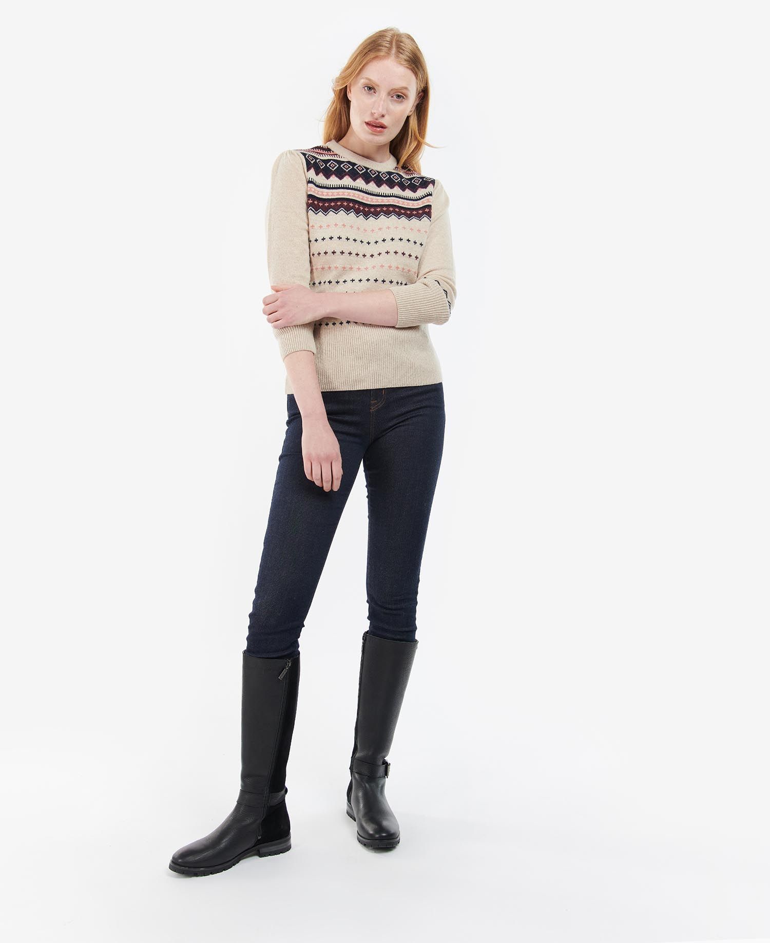 Barbour Birch Knit Women's Sweaters Khaki | 361574-DSL