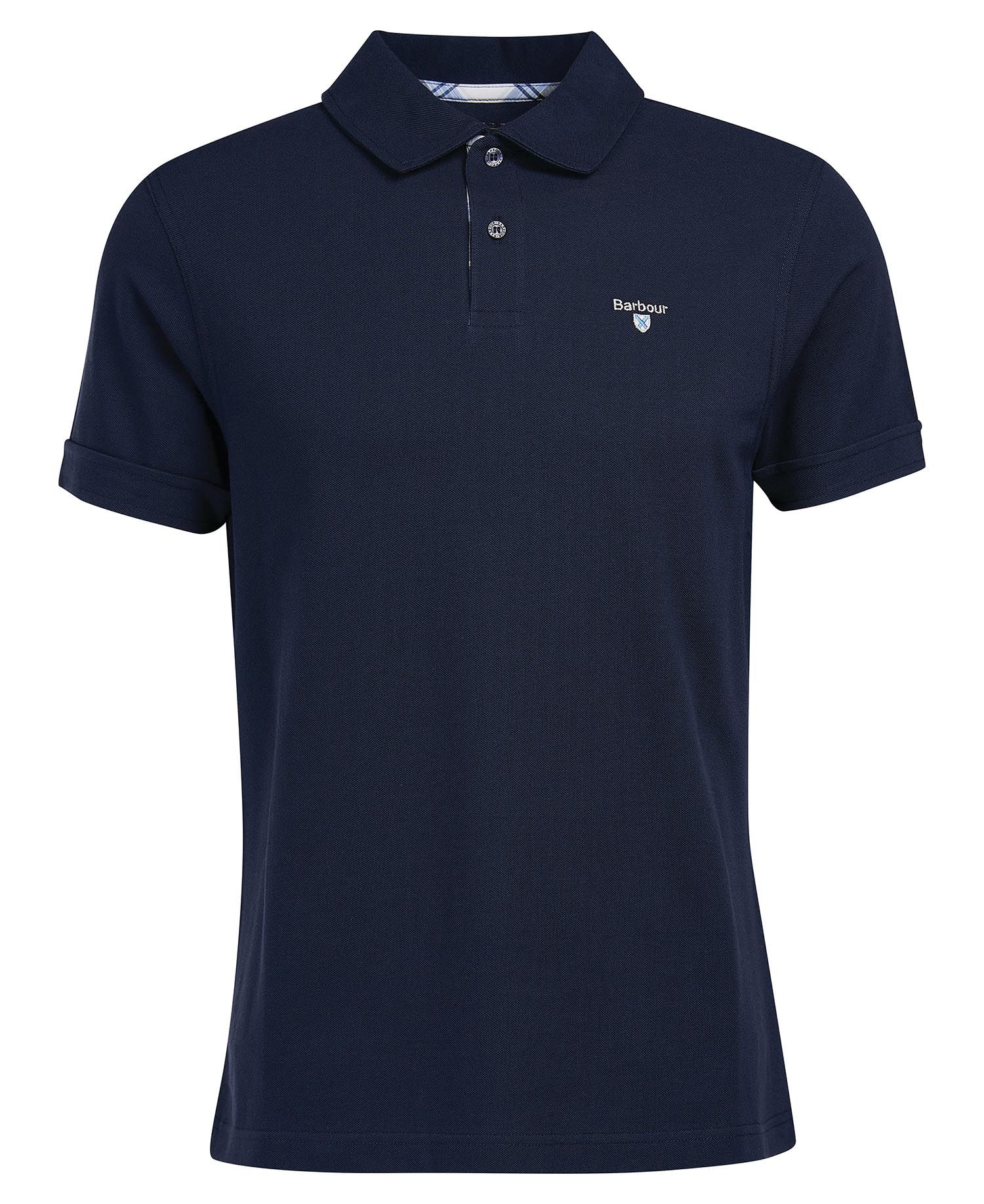 Barbour Birkhill Men's Polo Shirts Navy | 928641-AZE