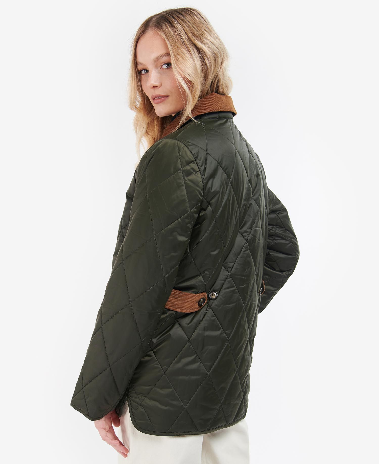 Barbour Bragar Women's Quilted Jackets Olive | 369807-LJW