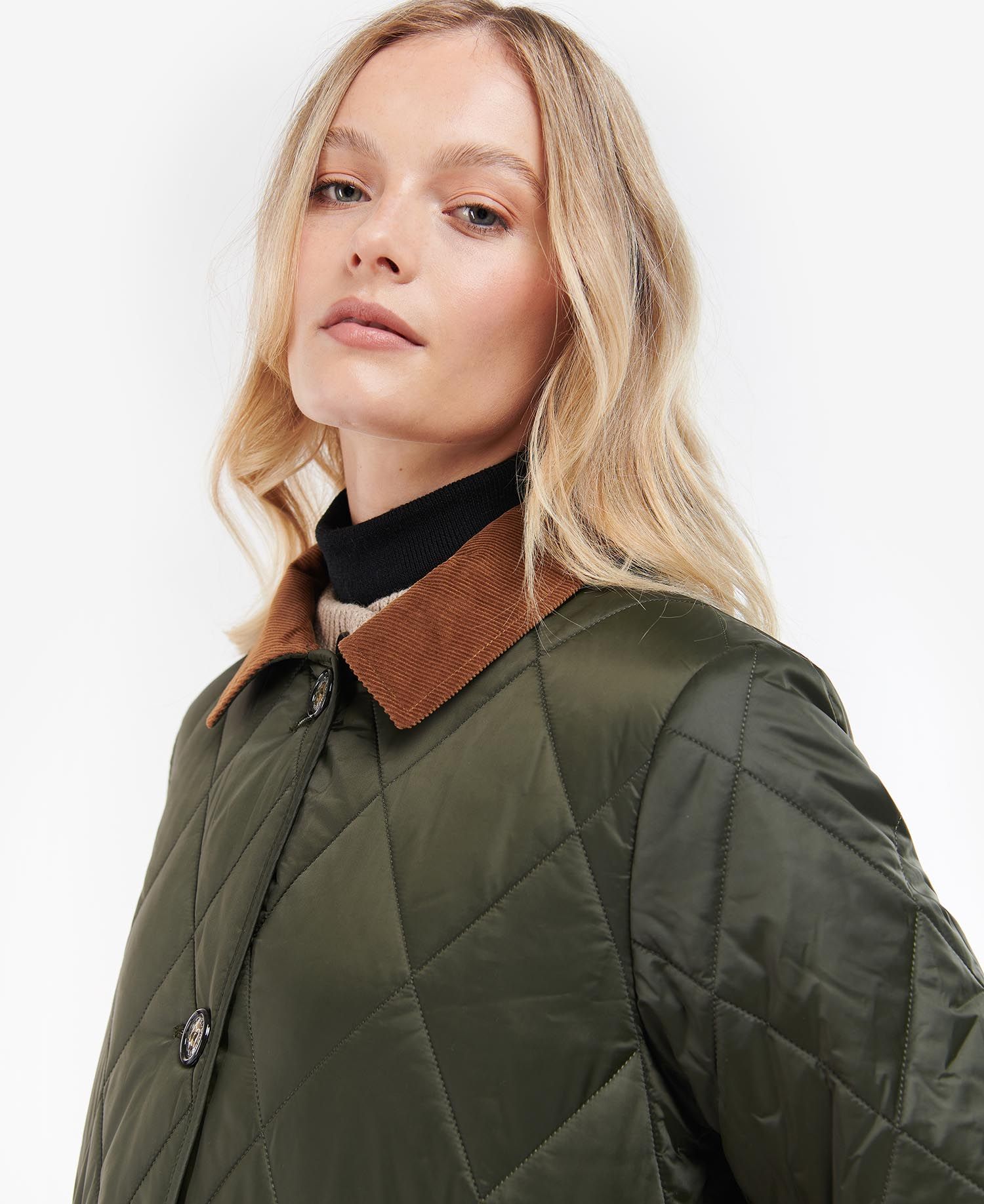 Barbour Bragar Women's Quilted Jackets Olive | 369807-LJW