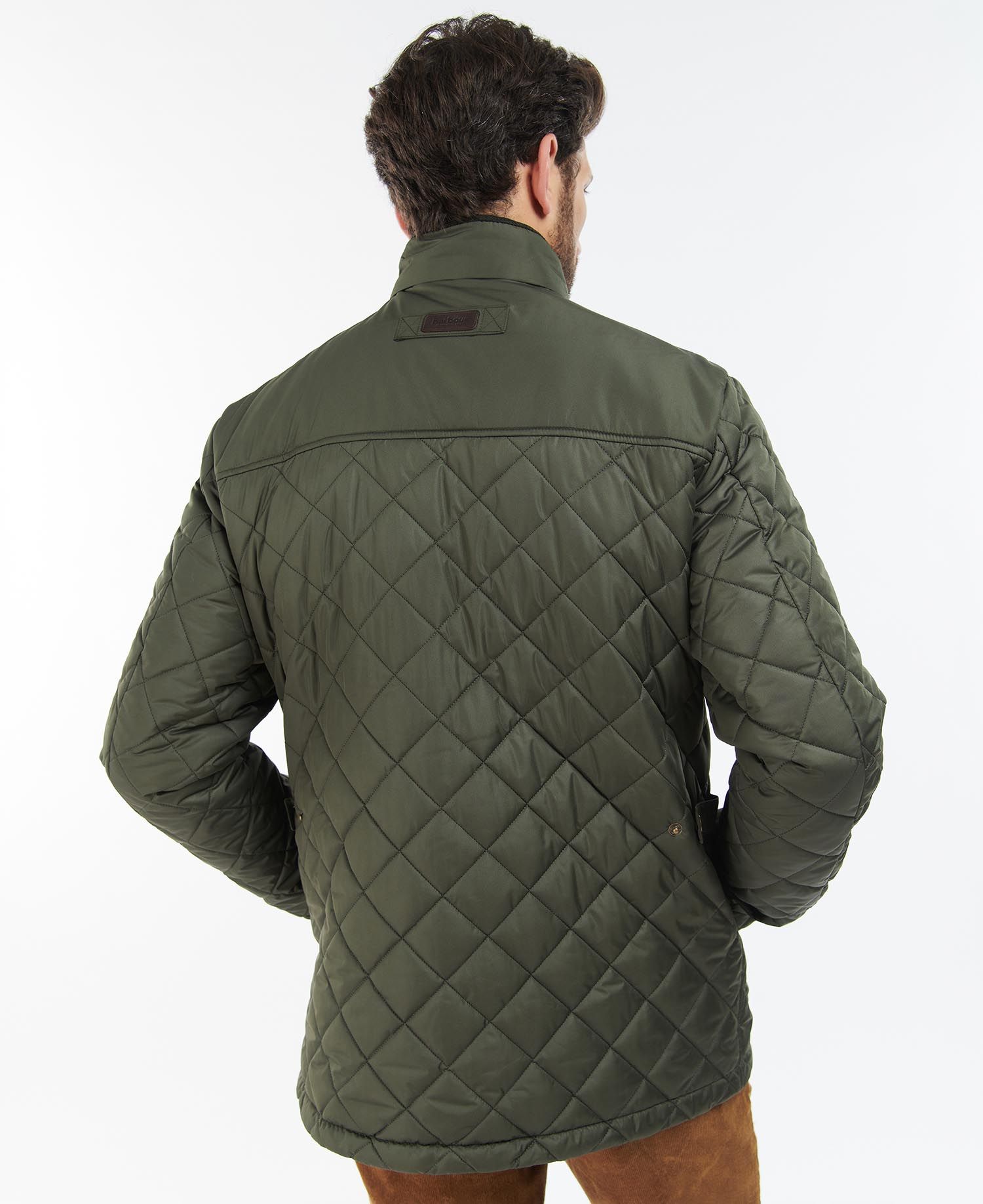 Barbour Brendon Men's Quilted Jackets Dark Olive | 865037-UCM