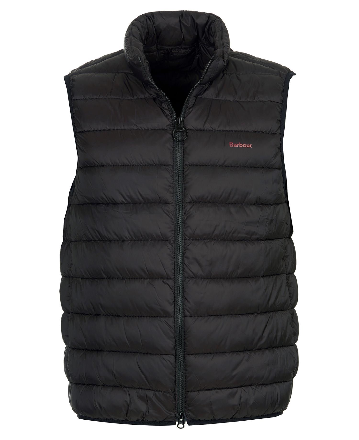 Barbour Bretby Men's Vest Black | 320914-SRQ