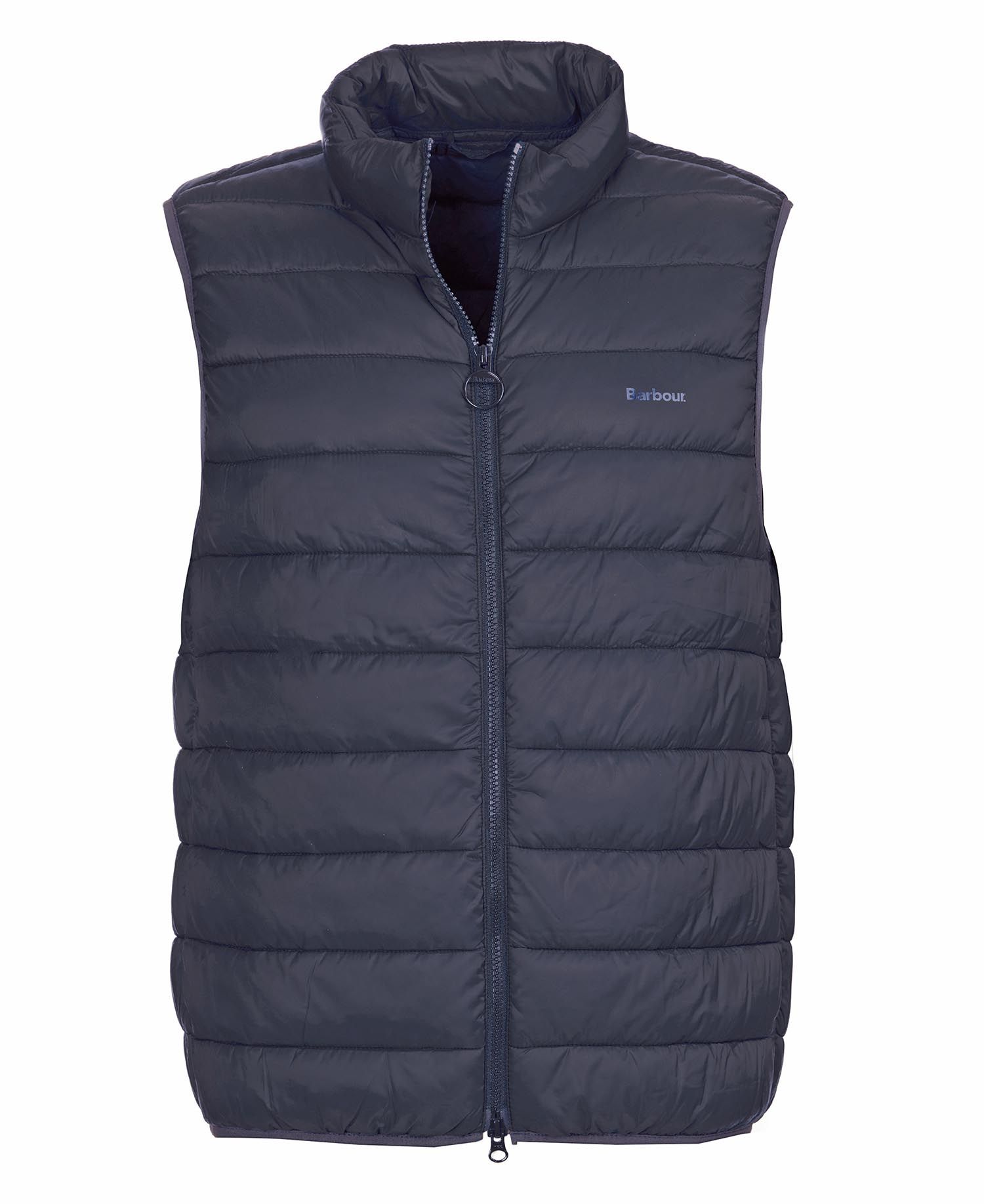 Barbour Bretby Men's Vest Navy | 690418-LUT