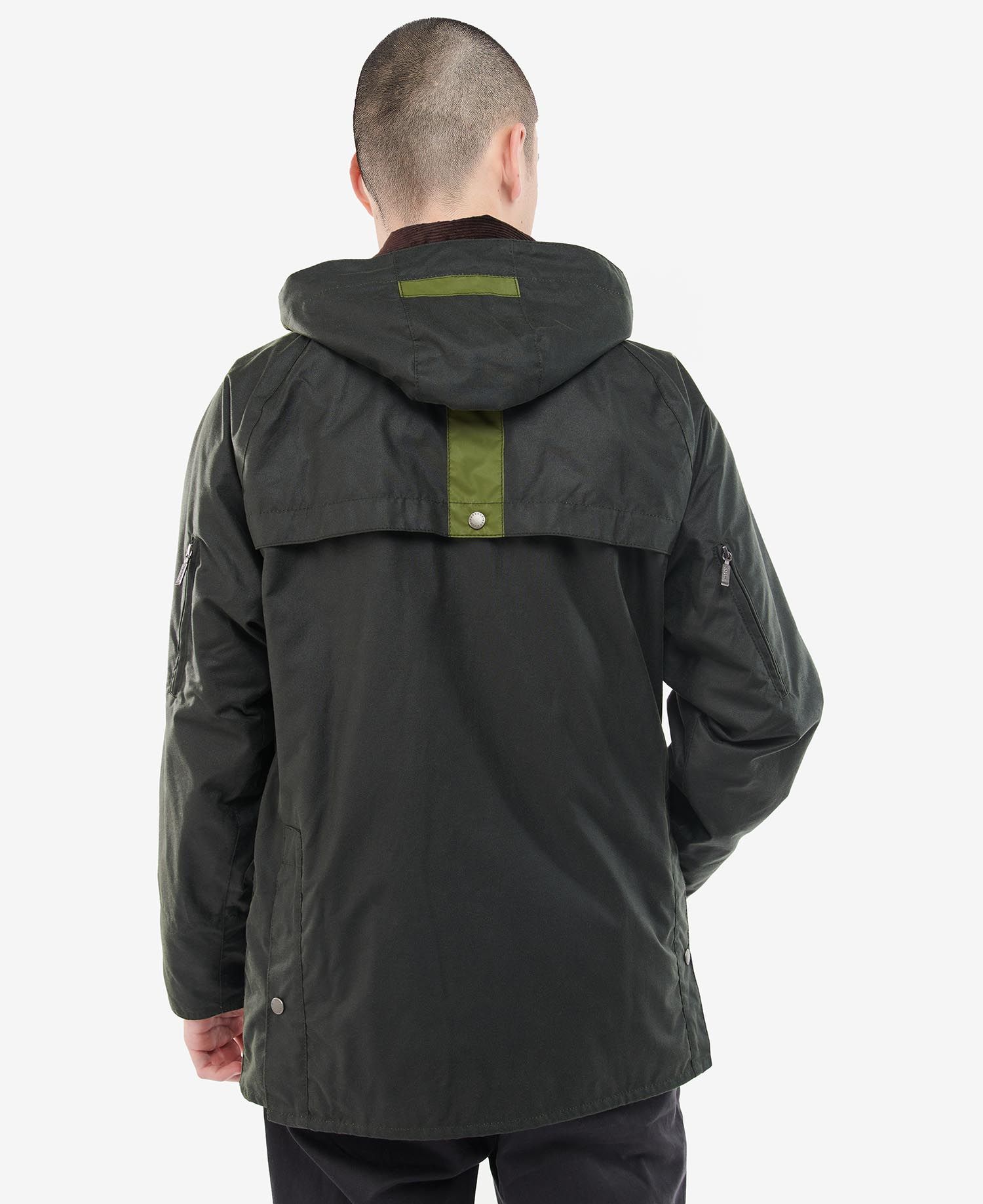 Barbour Brompton Bromdale Men's Waxed Jackets Olive | 817365-TIS