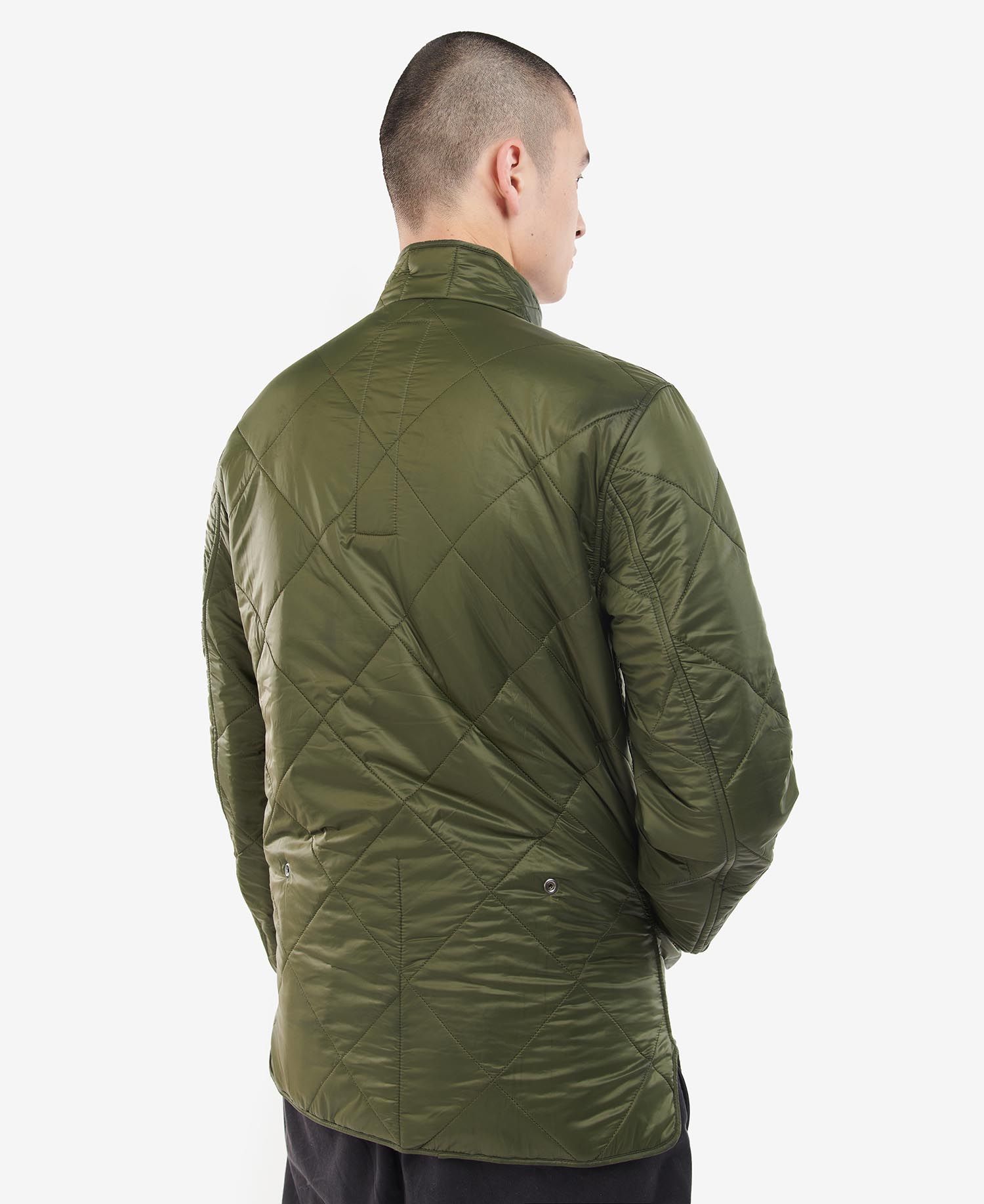 Barbour Brompton Reversible Fold Men's Quilted Jackets Olive | 871549-WZI