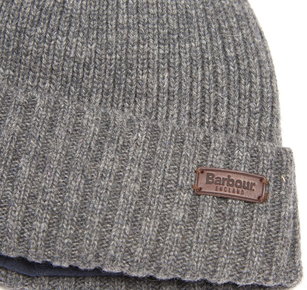 Barbour Carlton Men's Beanie Grey | 501429-DAJ