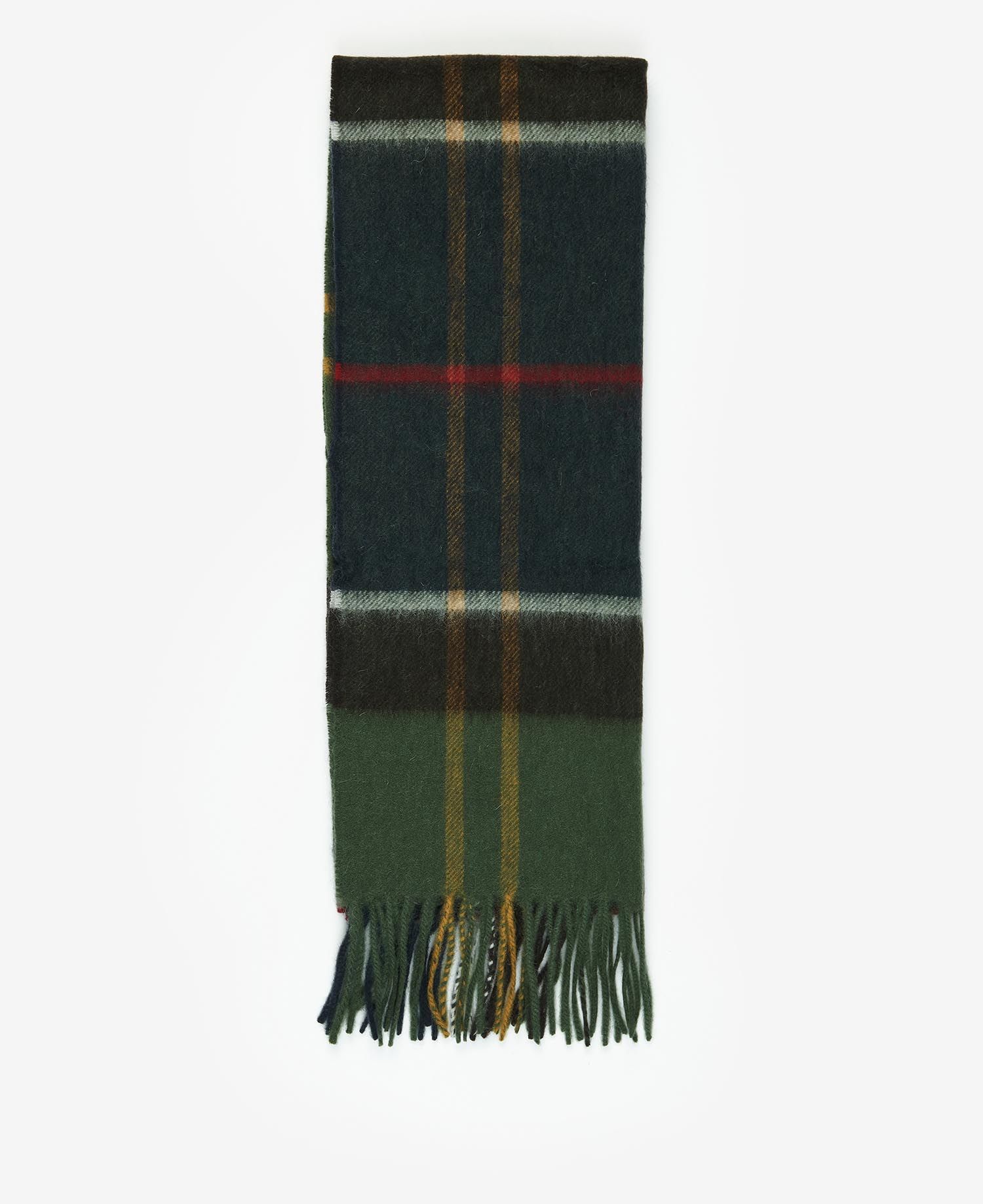 Barbour Carrbridge Tartan Men's Scarves Navy / Olive | 841739-VGX