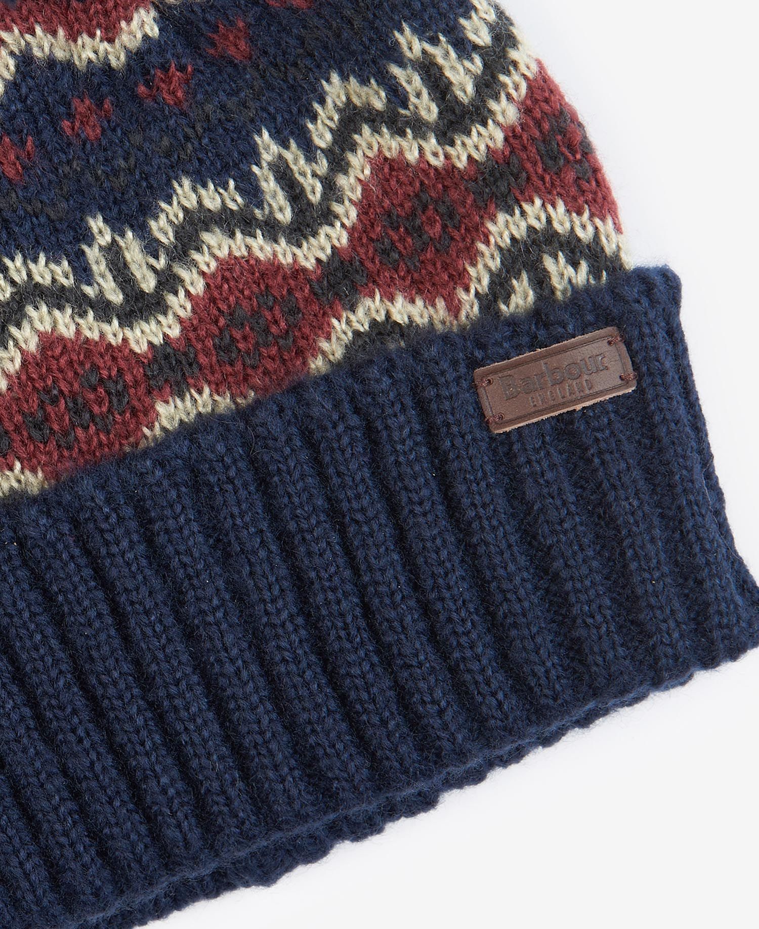 Barbour Case Fairisle Men's Beanie Olive | 825391-TRZ