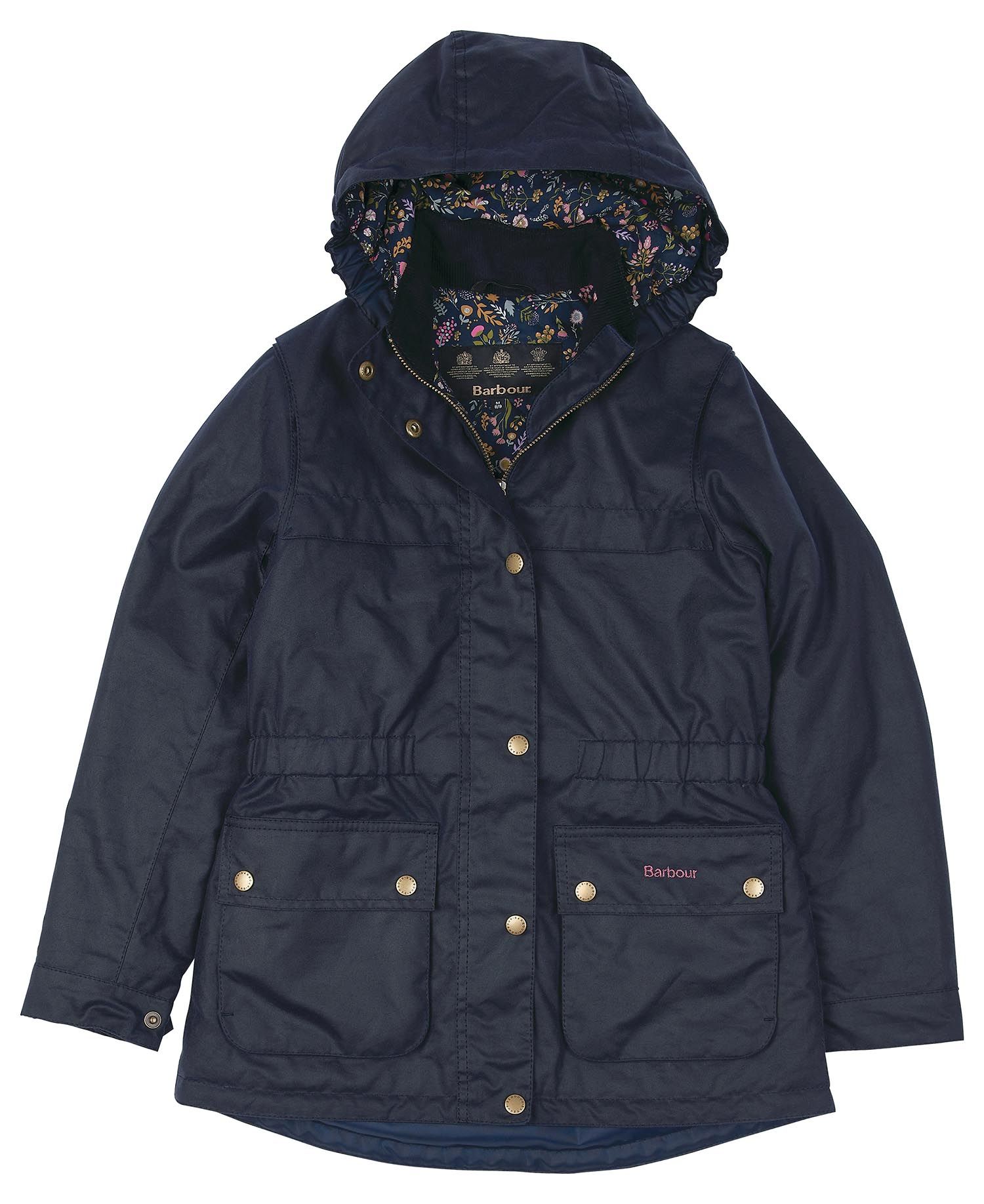 Barbour Cassley Kids' Jackets Navy | 948571-LEH