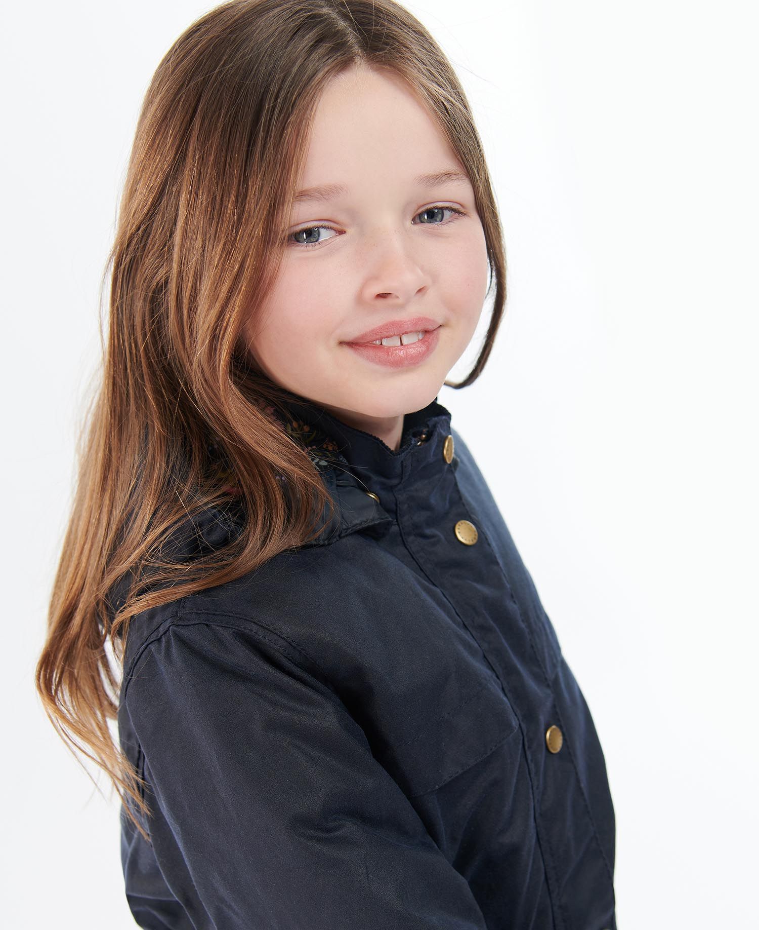 Barbour Cassley Kids' Jackets Navy | 948571-LEH