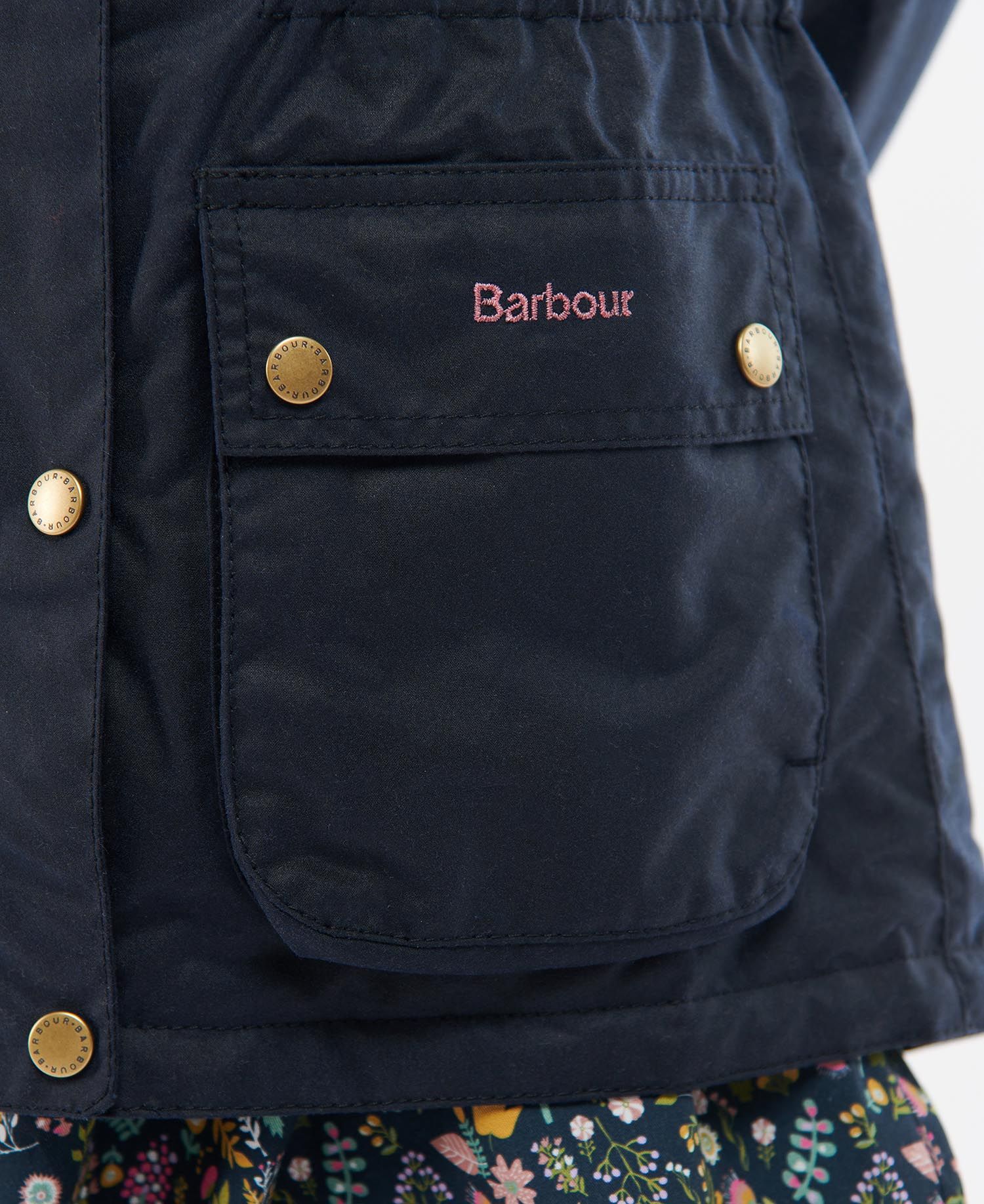 Barbour Cassley Kids' Jackets Navy | 948571-LEH