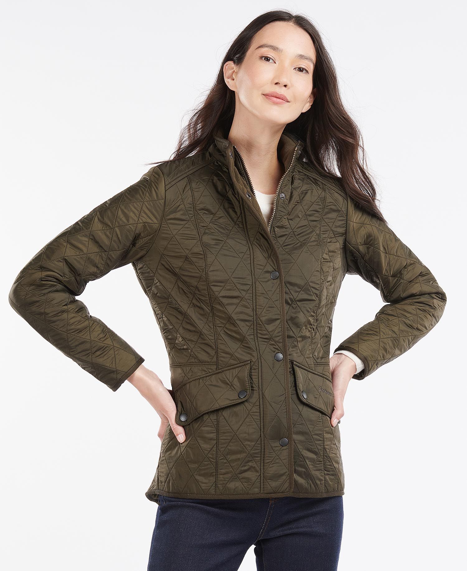 Barbour Cavalry Polarquilt Women's Quilted Jackets Navy | 158342-BUQ