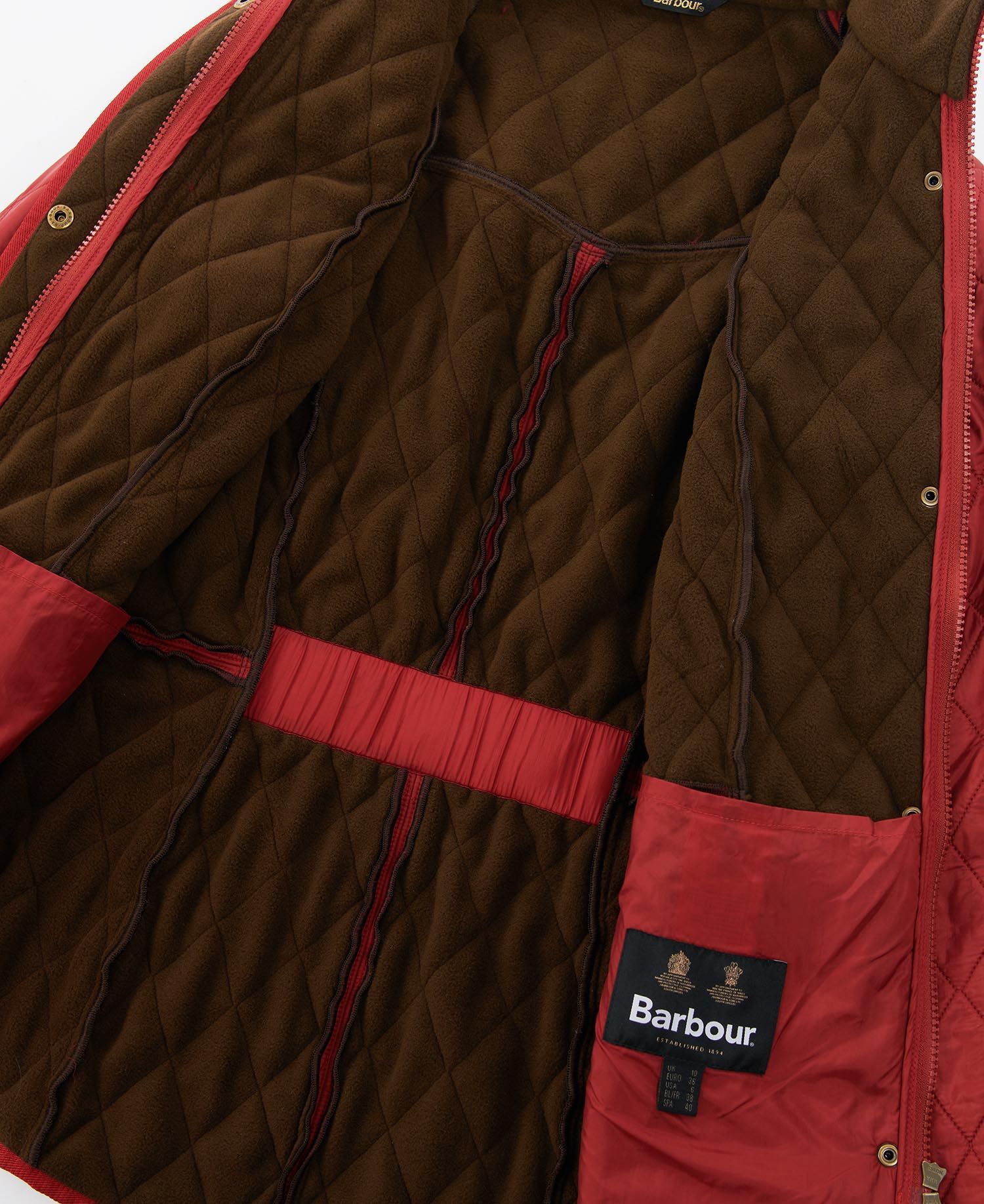 Barbour Cavalry Polarquilt Women's Quilted Jackets Red | 572061-PMF