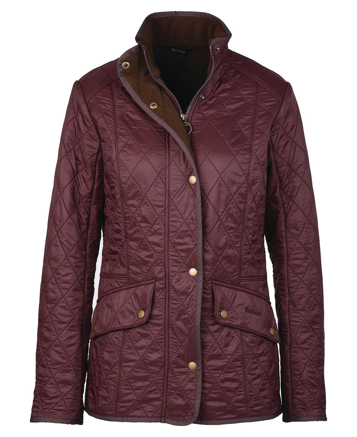 Barbour Cavalry Polarquilt Women's Quilted Jackets Burgundy | 803216-XRZ