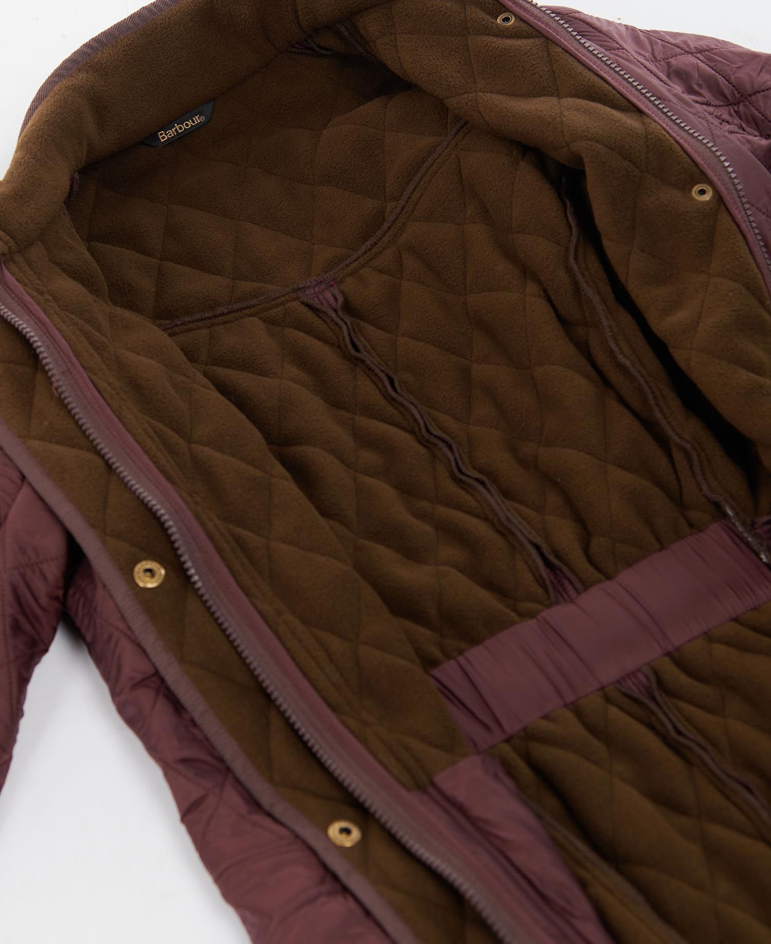 Barbour Cavalry Polarquilt Women's Quilted Jackets Burgundy | 803216-XRZ