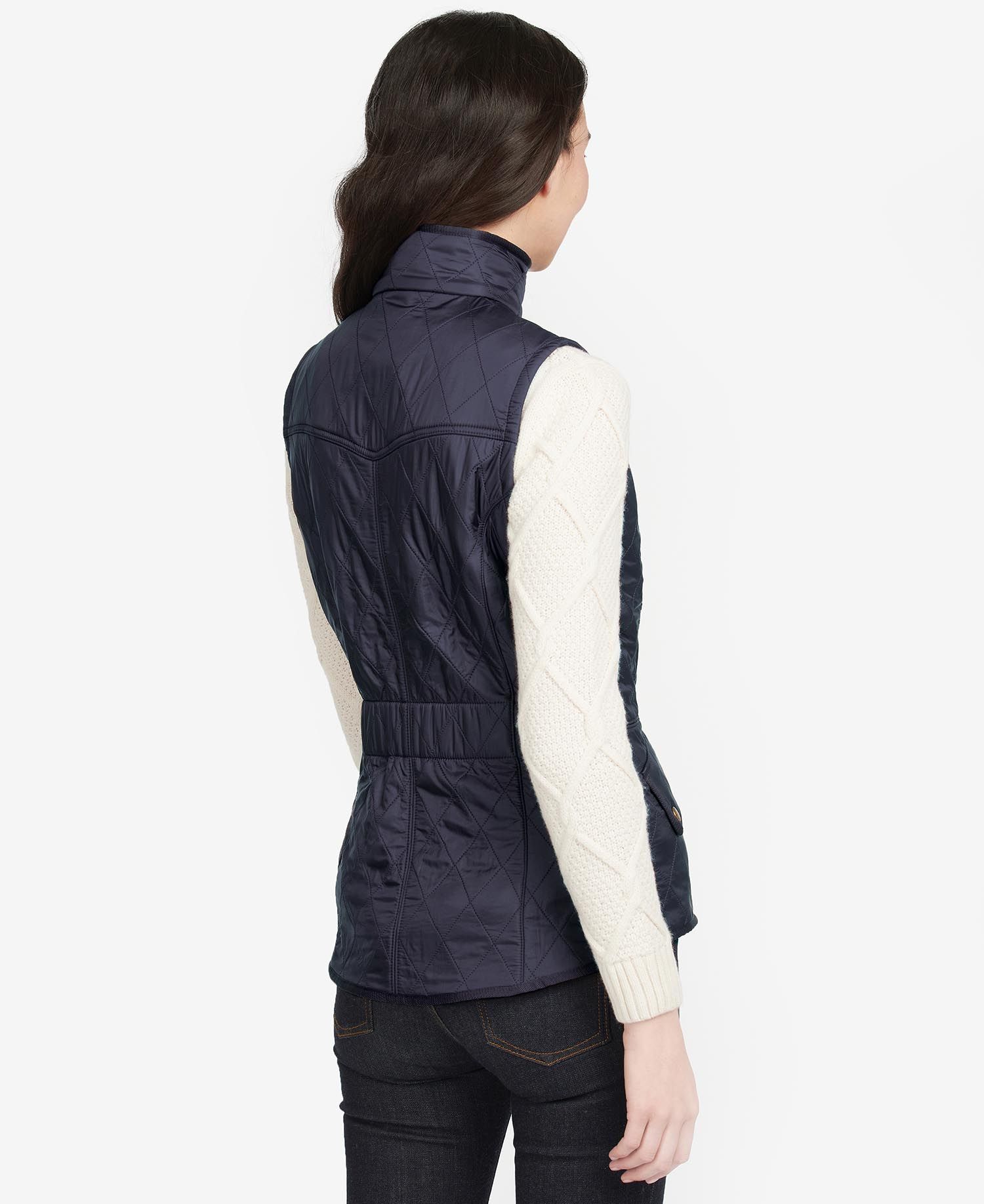 Barbour Cavalry Women's Vest Black | 817053-MAV