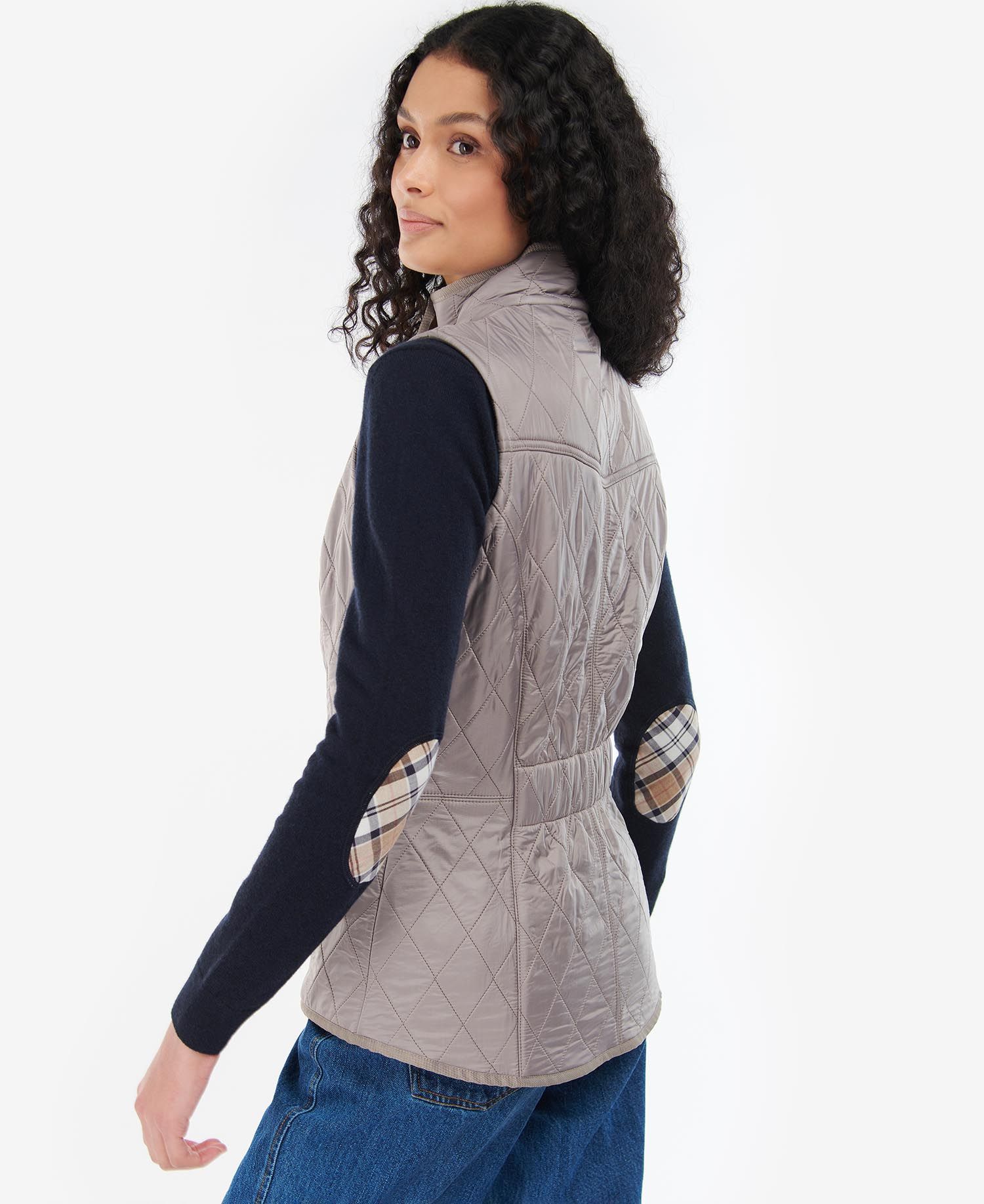 Barbour Cavalry Women's Vest Grey | 694327-JMI