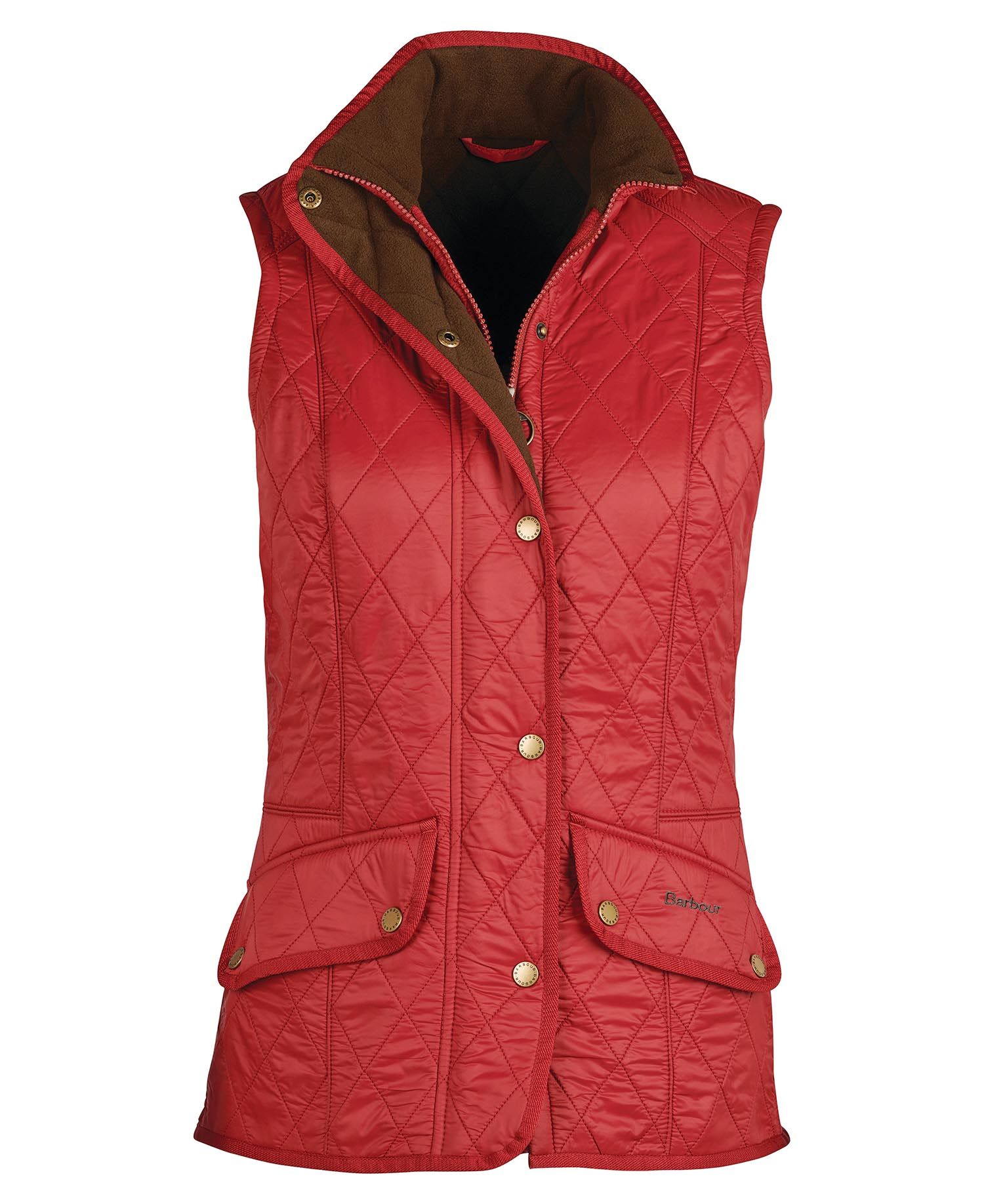 Barbour Cavalry Women's Vest Red | 634187-SEY