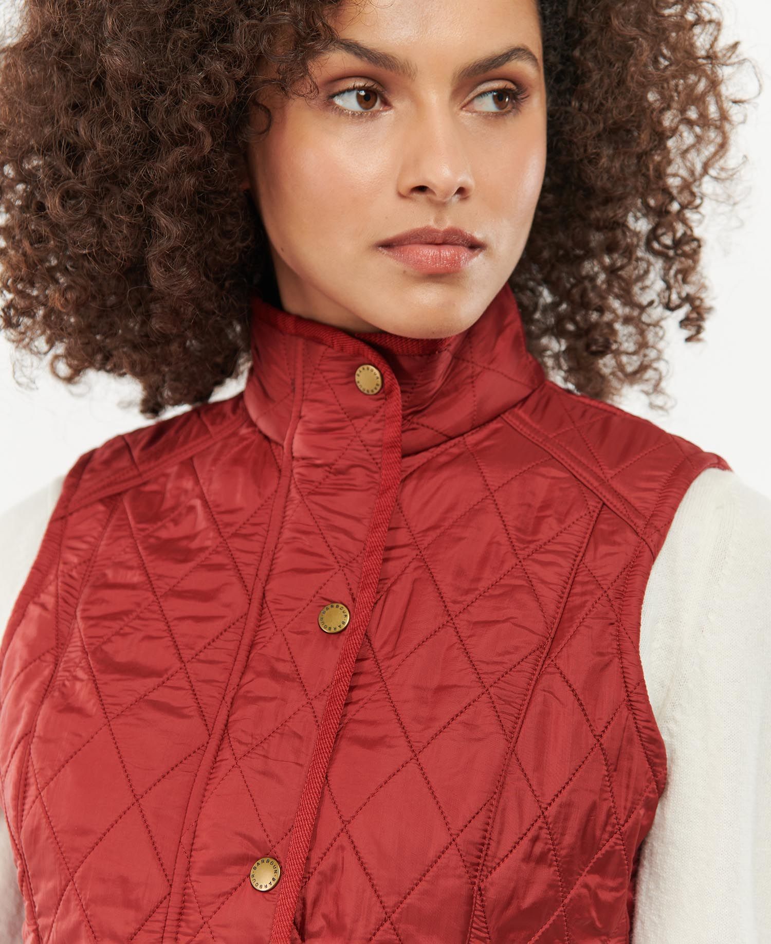 Barbour Cavalry Women's Vest Red | 634187-SEY