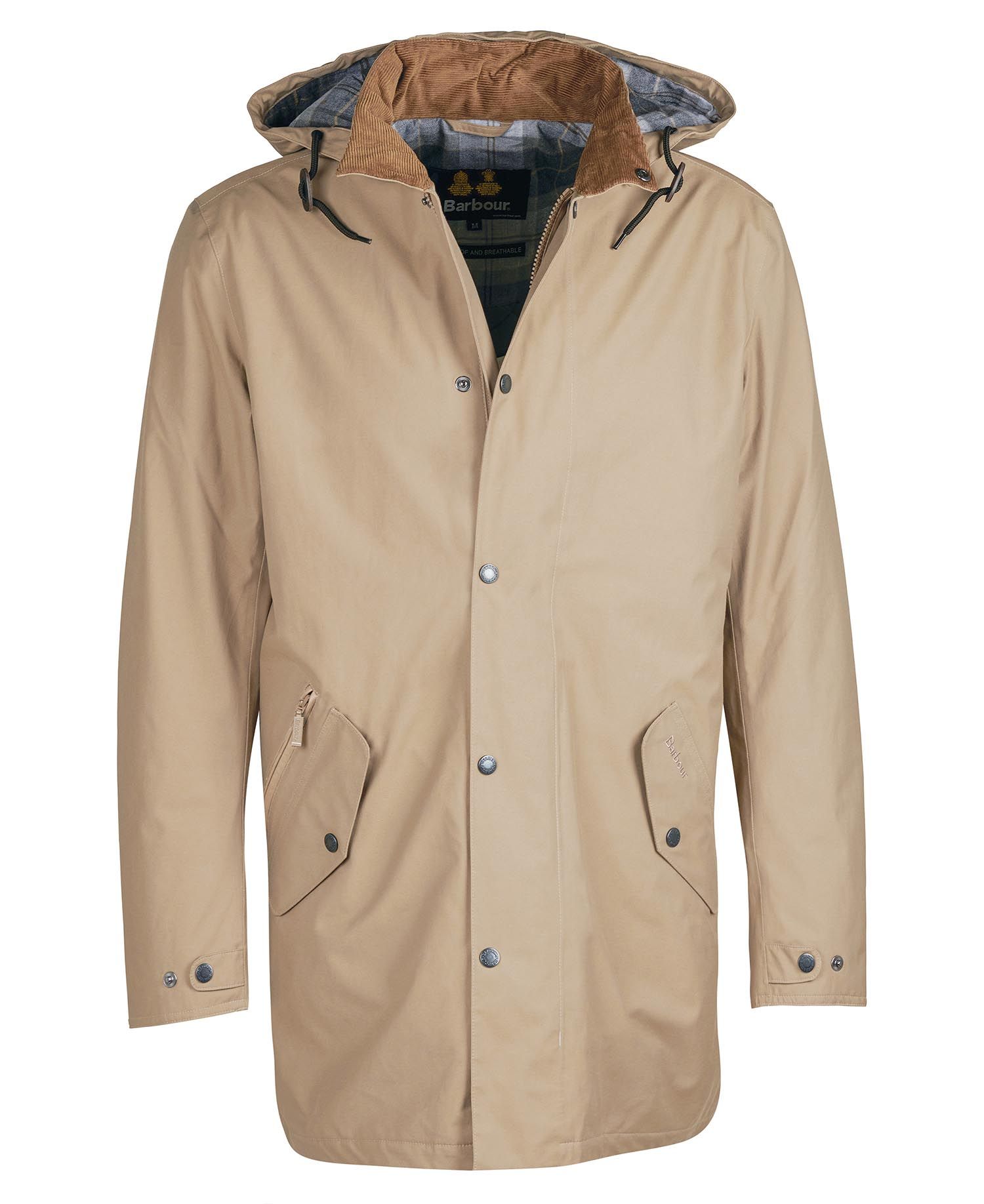 Barbour Chelsea Mac Men's Waterproof Jackets Khaki | 236109-LWN