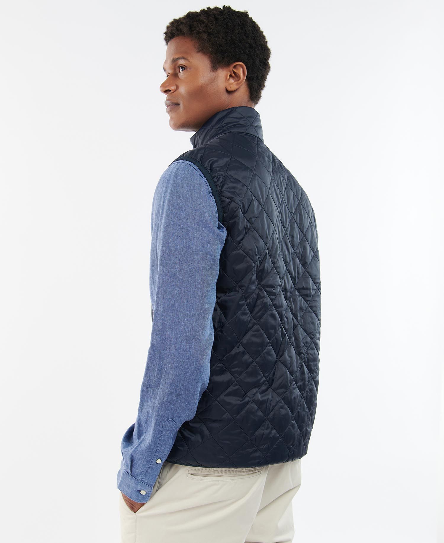 Barbour Chelsea Men's Vest Navy | 214893-HPN