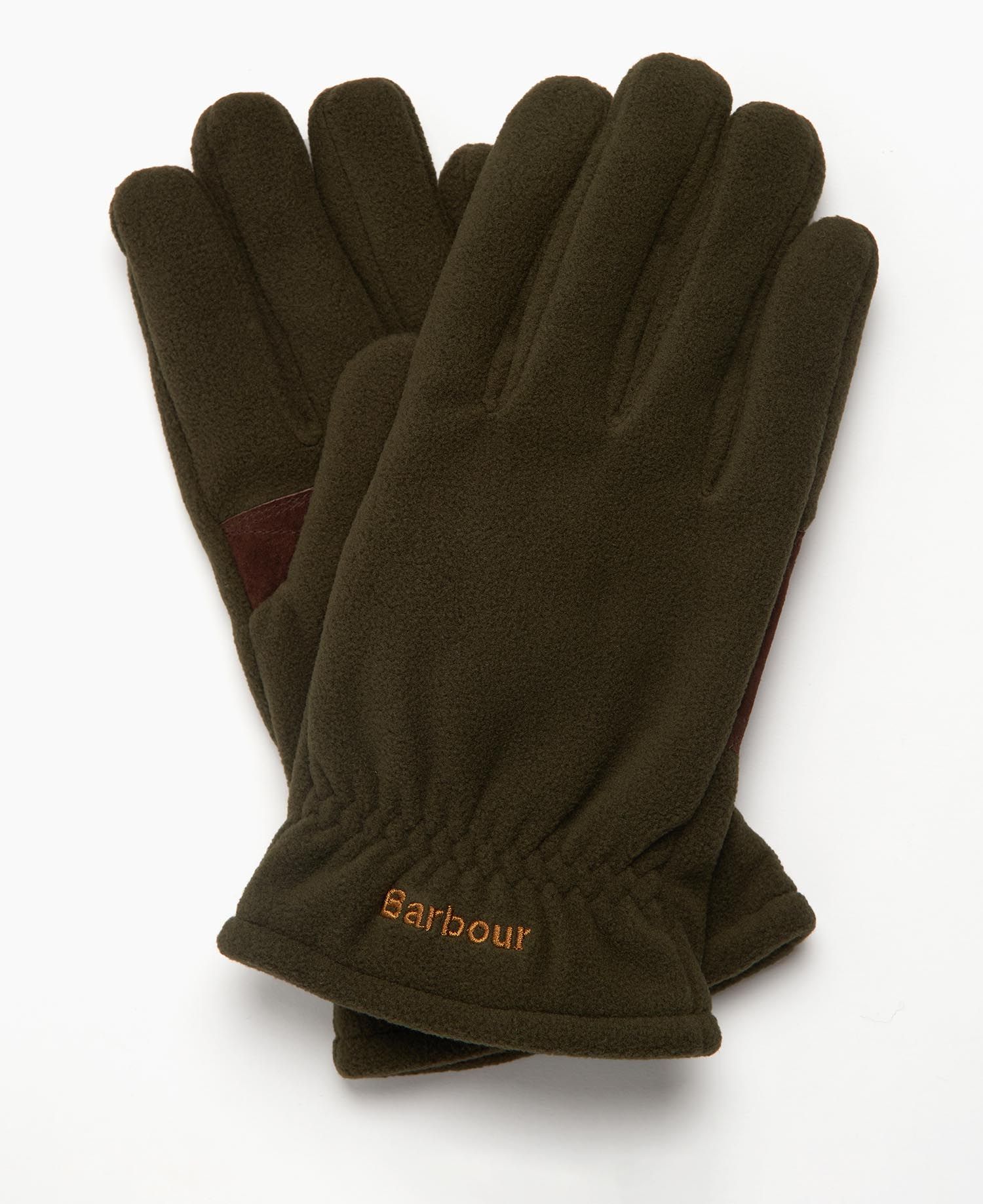 Barbour Coalford Fleece Men\'s Gloves Black | 950824-ZGS