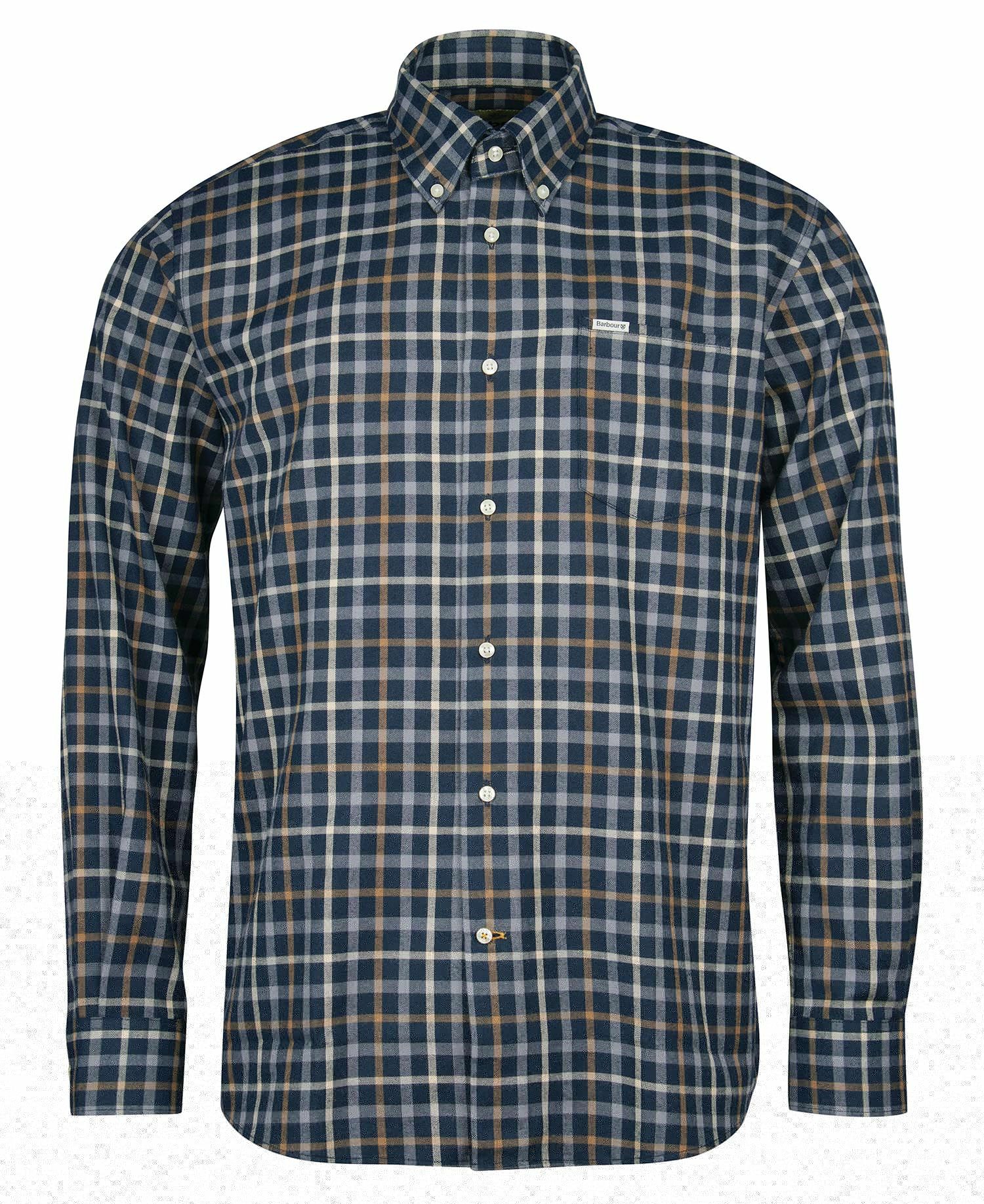 Barbour Coll Thermo Men's Shirts Blue | 617390-ADF