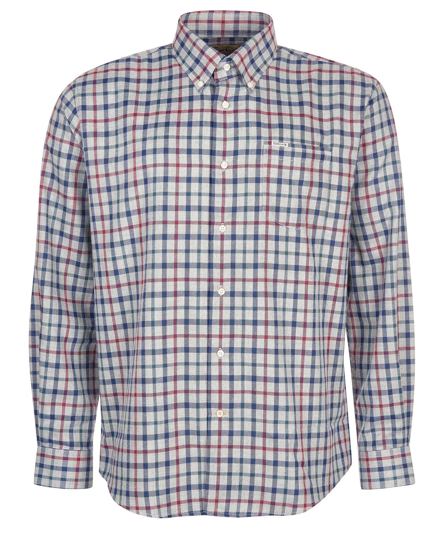 Barbour Coll Thermo Men's Shirts Grey | 586124-SDX