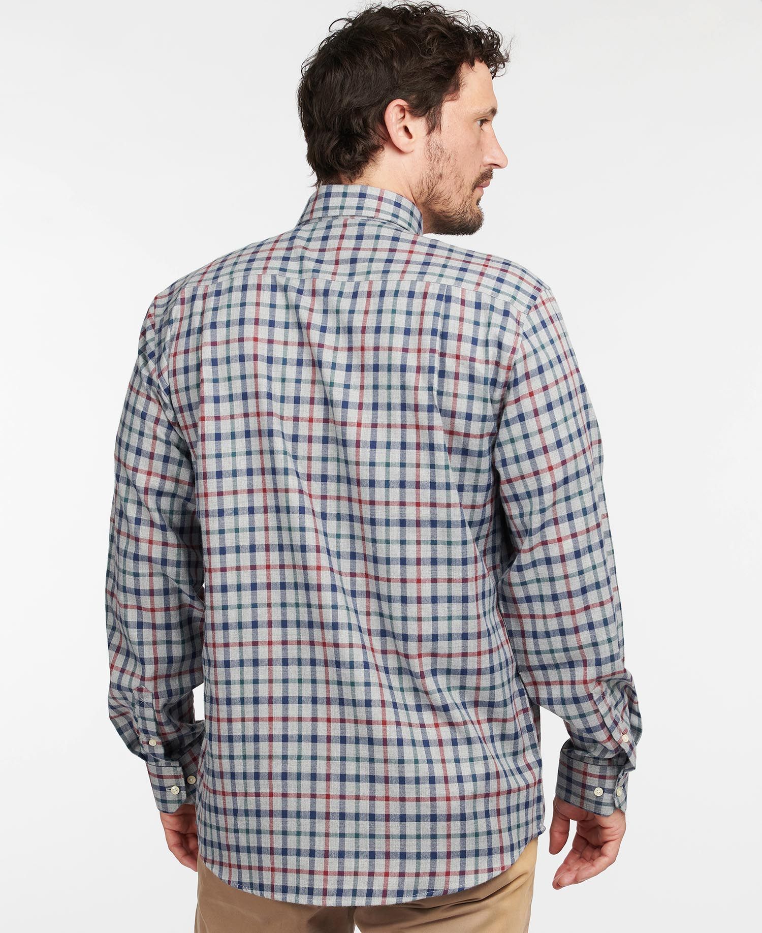 Barbour Coll Thermo Men's Shirts Grey | 586124-SDX