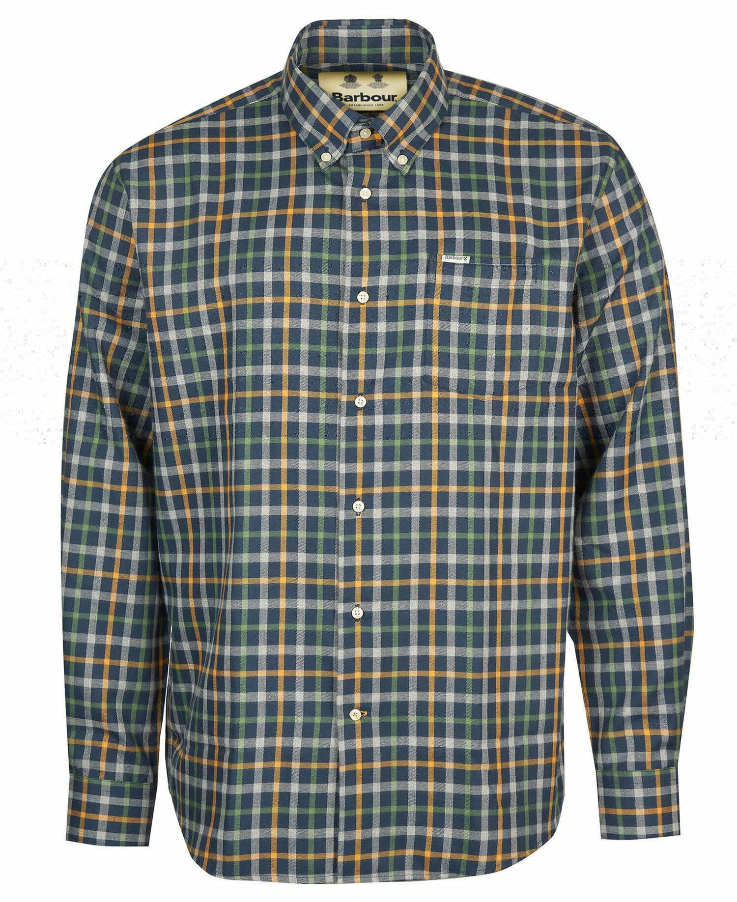 Barbour Coll Thermo Men's Shirts Multicolor | 419078-GOL