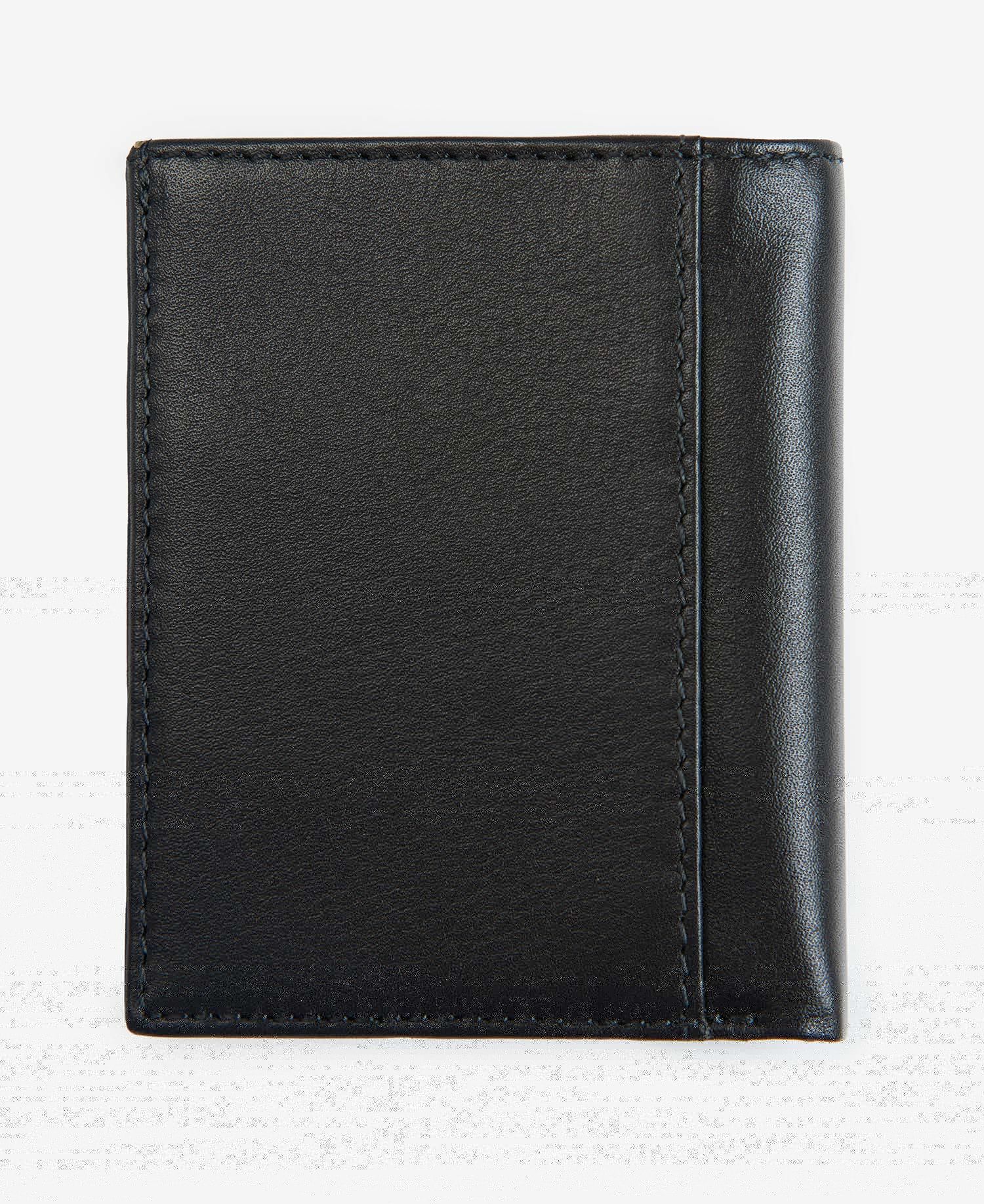 Barbour Colwell Small Billfold Men's Wallets Black / Dark Brown | 132904-ZYM