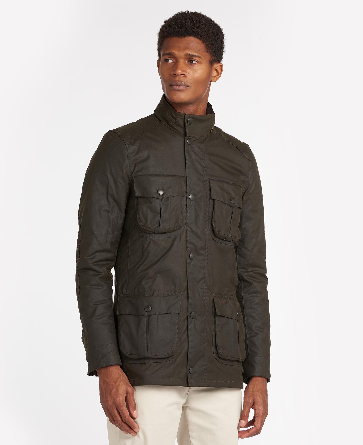 Barbour Corbridge Men\'s Waxed Jackets Olive | 960387-TWF