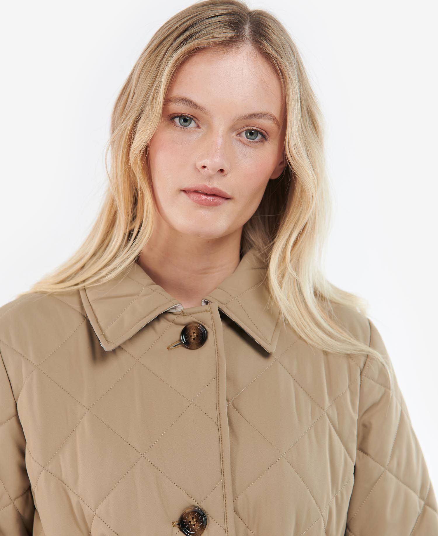 Barbour Cordelia Women's Quilted Jackets Khaki | 941867-RGJ