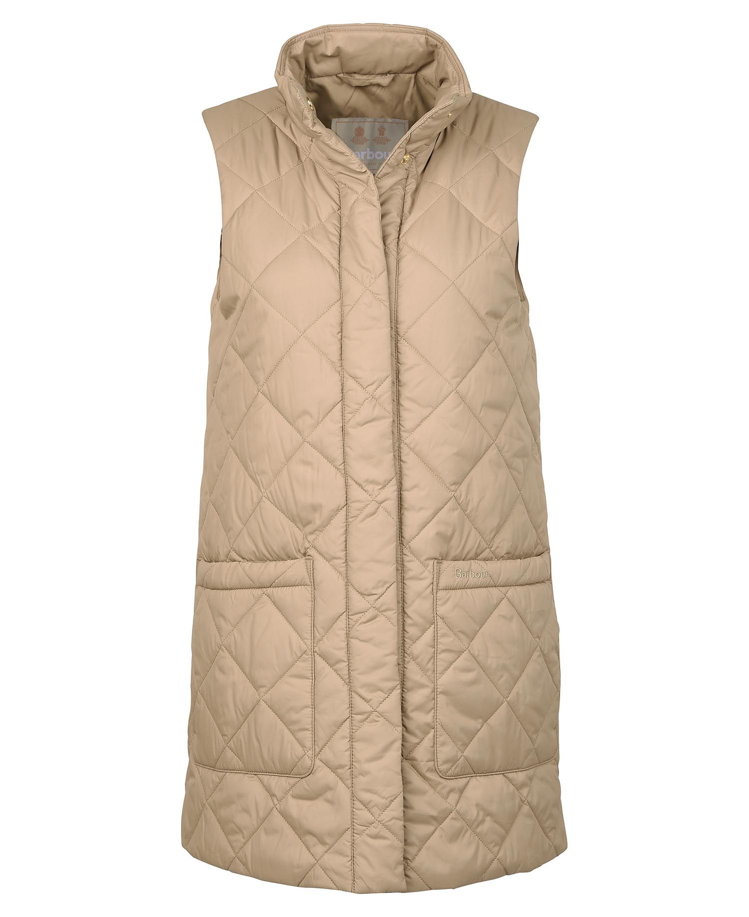 Barbour Cosmia Liner Women's Vest Khaki | 680193-XBA