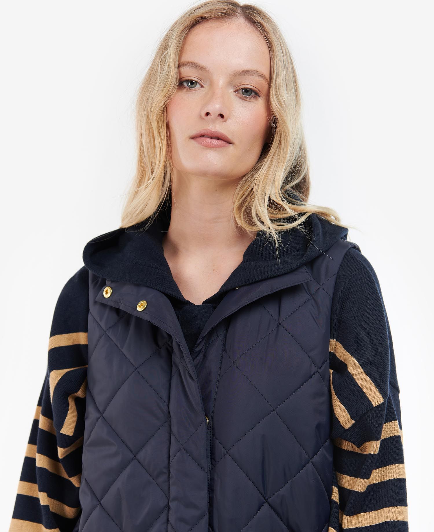 Barbour Cosmia Liner Women's Vest Navy | 340168-CLH