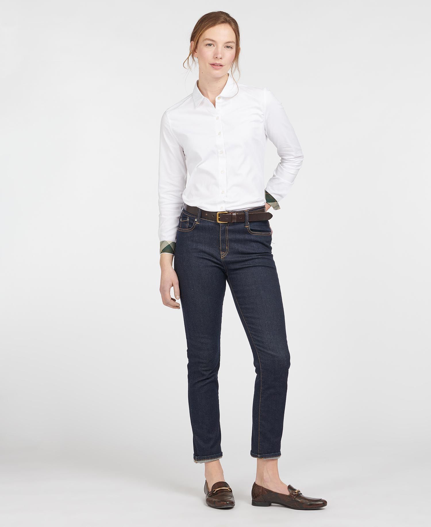 Barbour Cranleigh Women's Shirts White | 719506-LFV